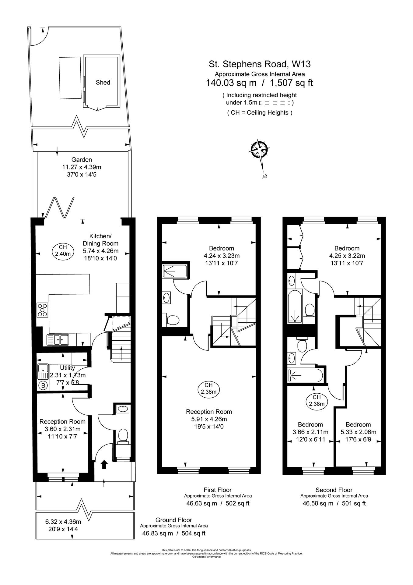 55 St. Stephens Road, Ealing floorplan