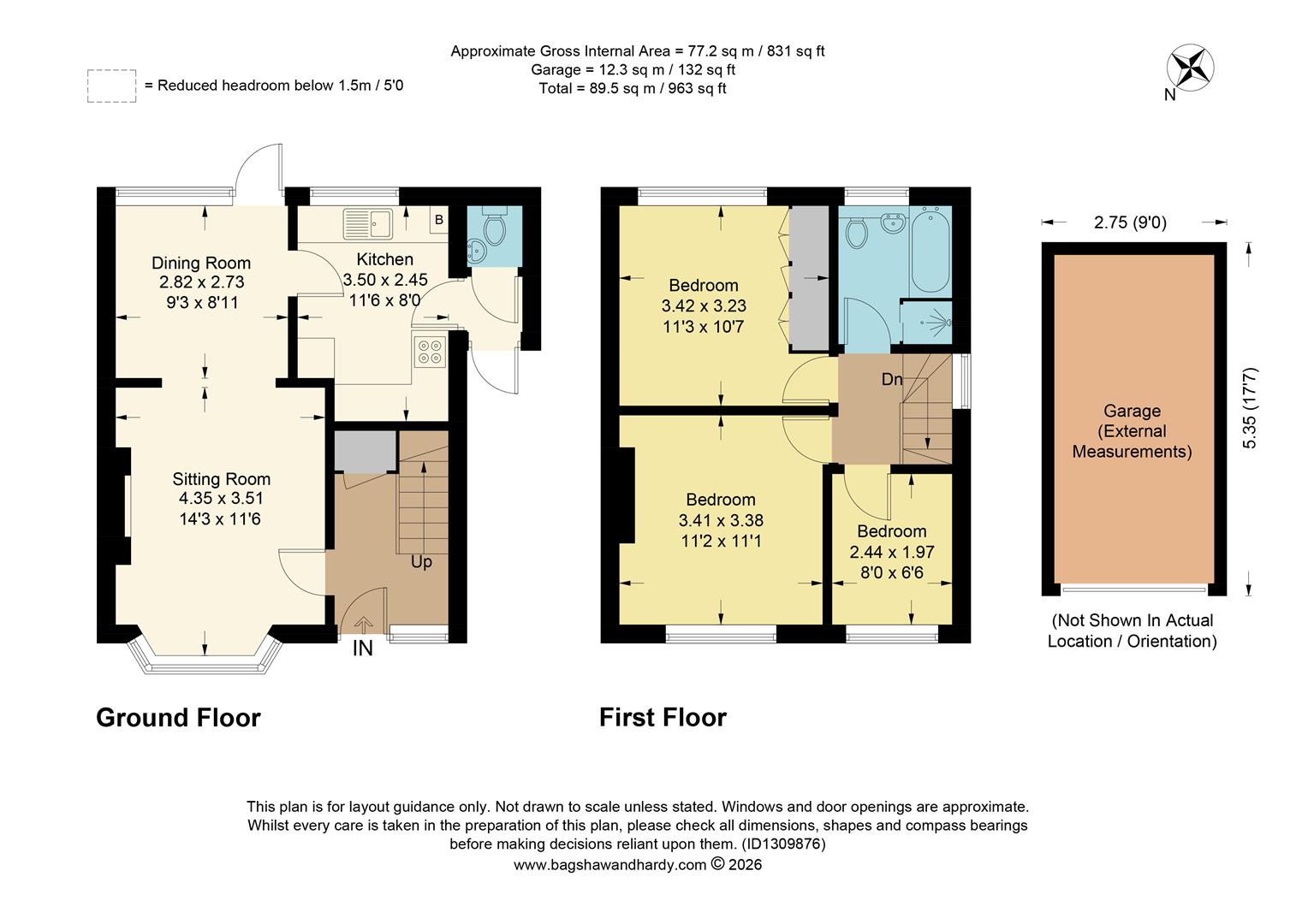 18, Dewlands, Godstone floorplan