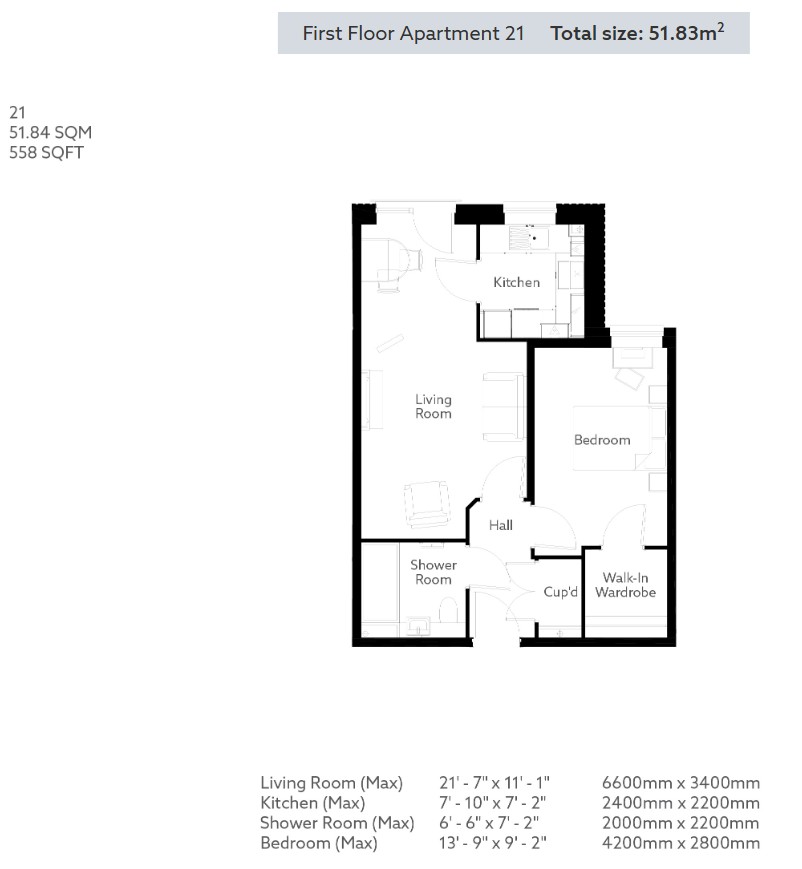 Plot 21, Romeo Place,, Romeo Place, Warwickshire floorplan