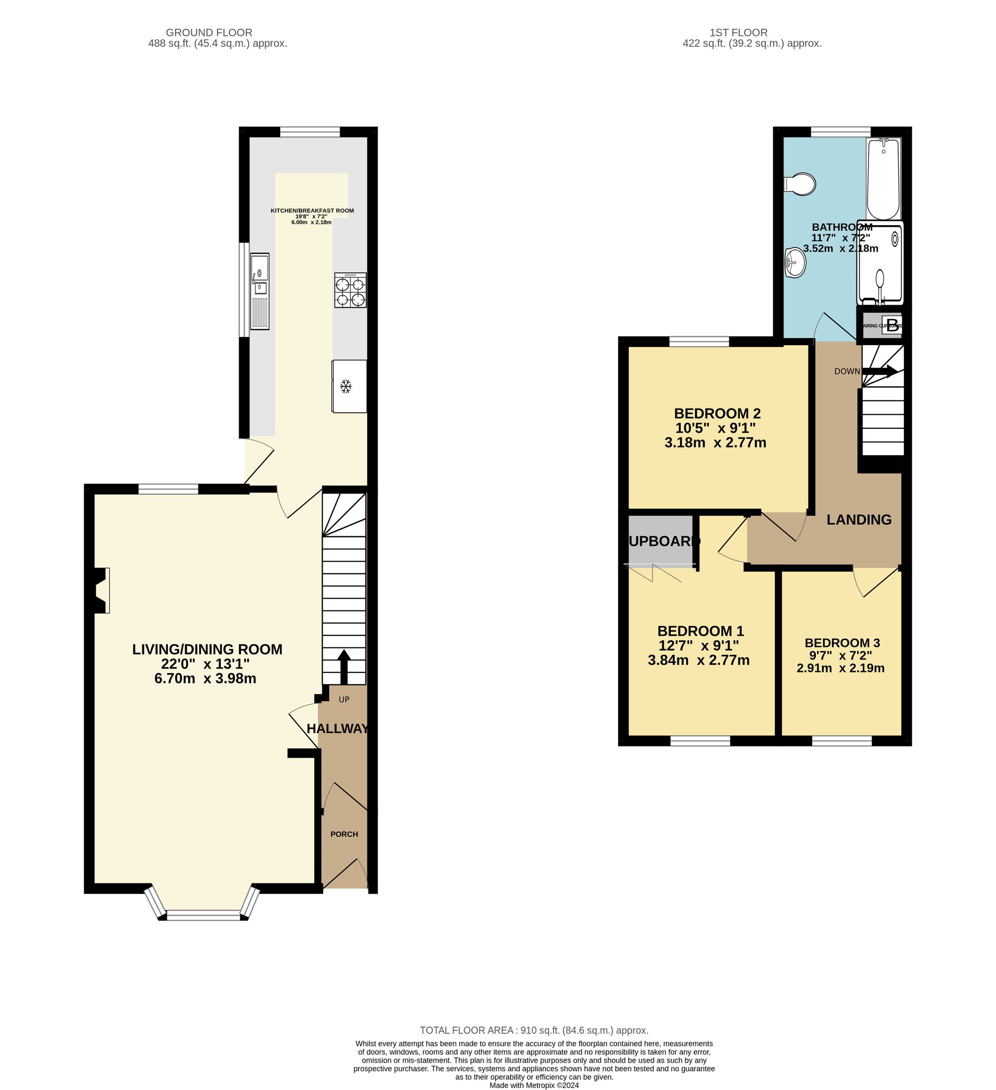7 Bailey Street, Ebbw Vale floorplan