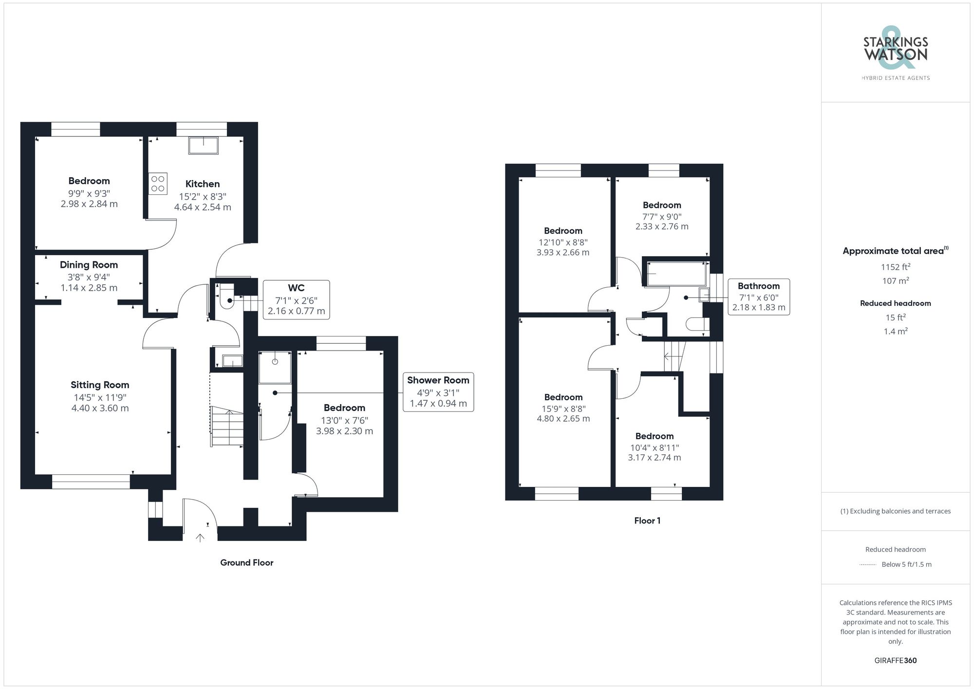 1 The Hedgerows, Norwich floorplan