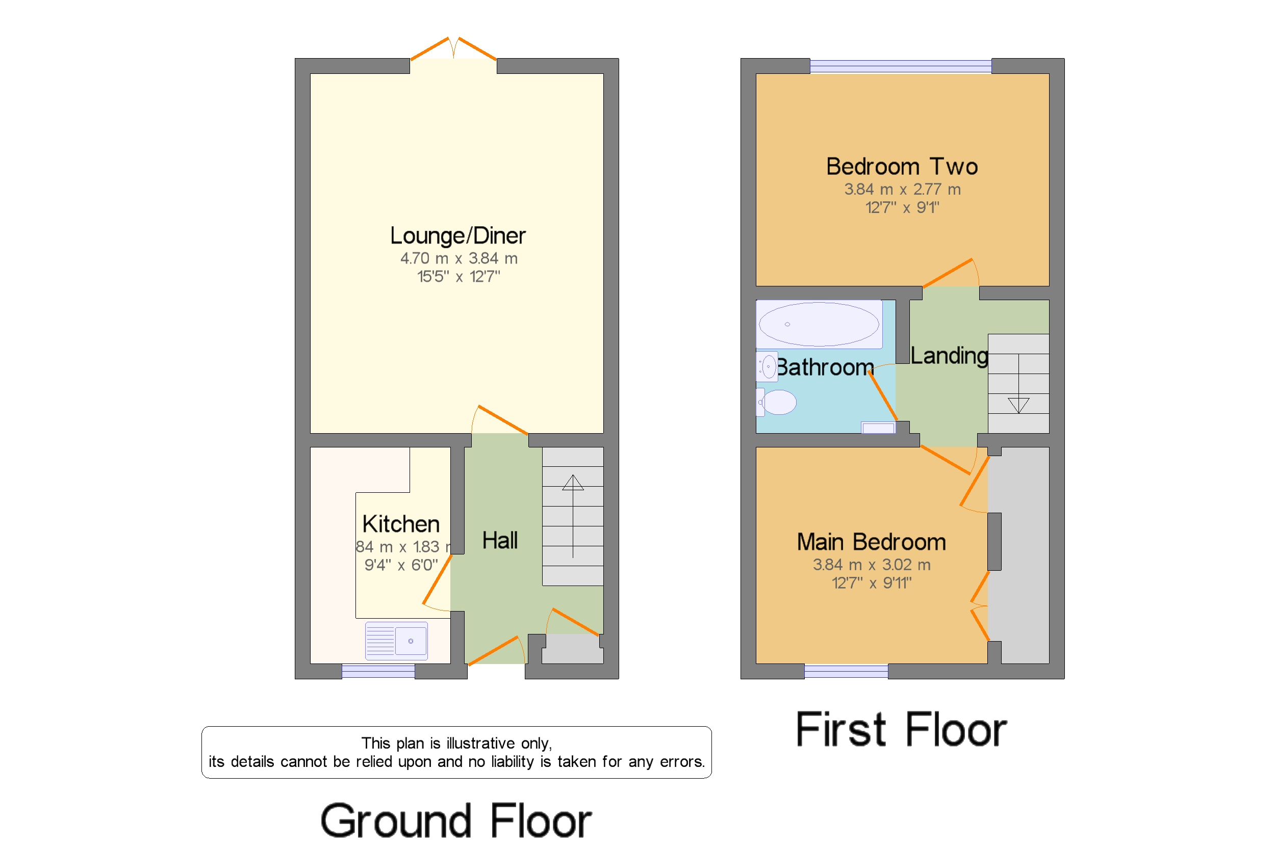 Prospect Lane, Havant PO9, 2 bedroom terraced house for sale 58387264