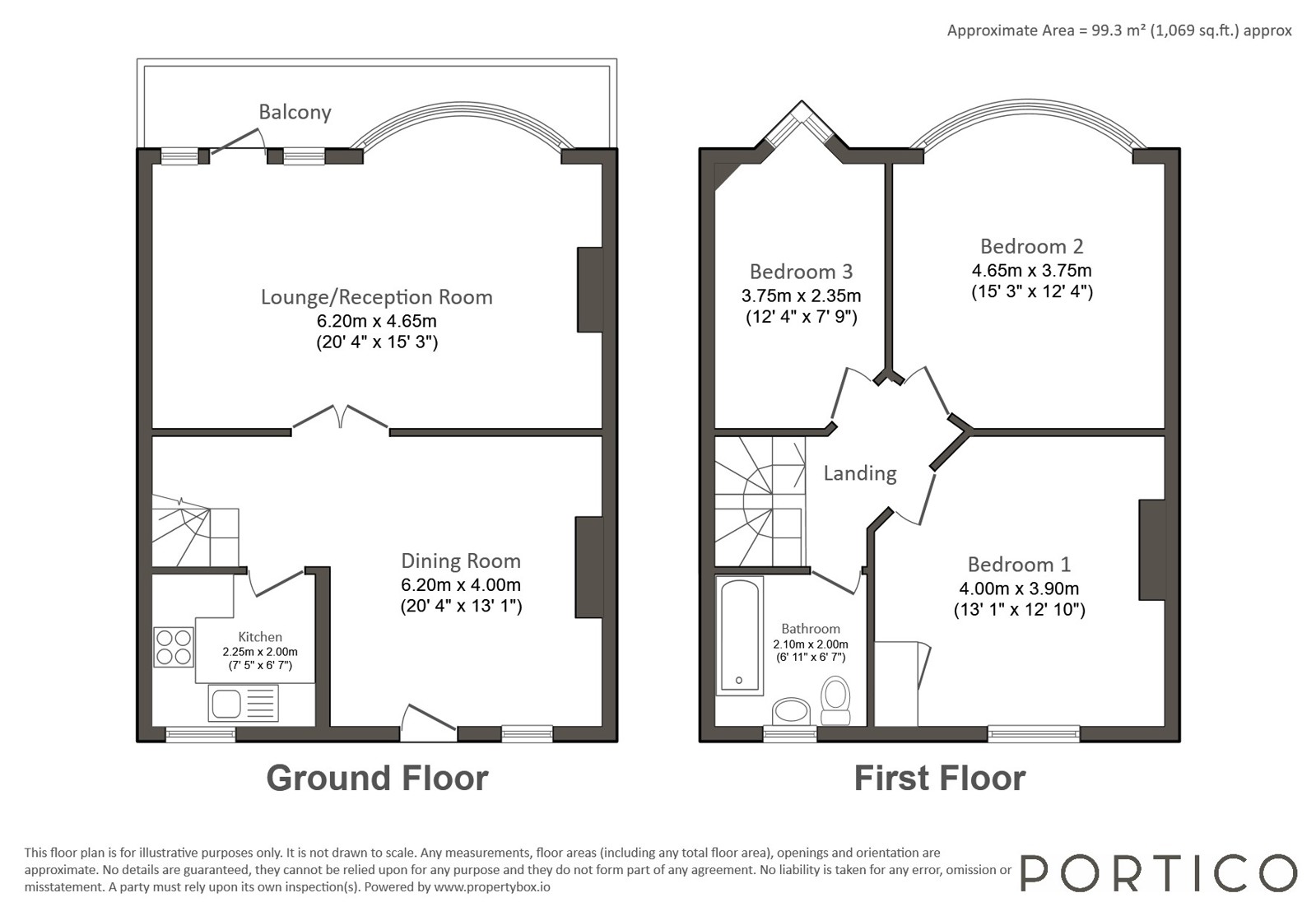 6A, 2-10, Billet Road, London floorplan