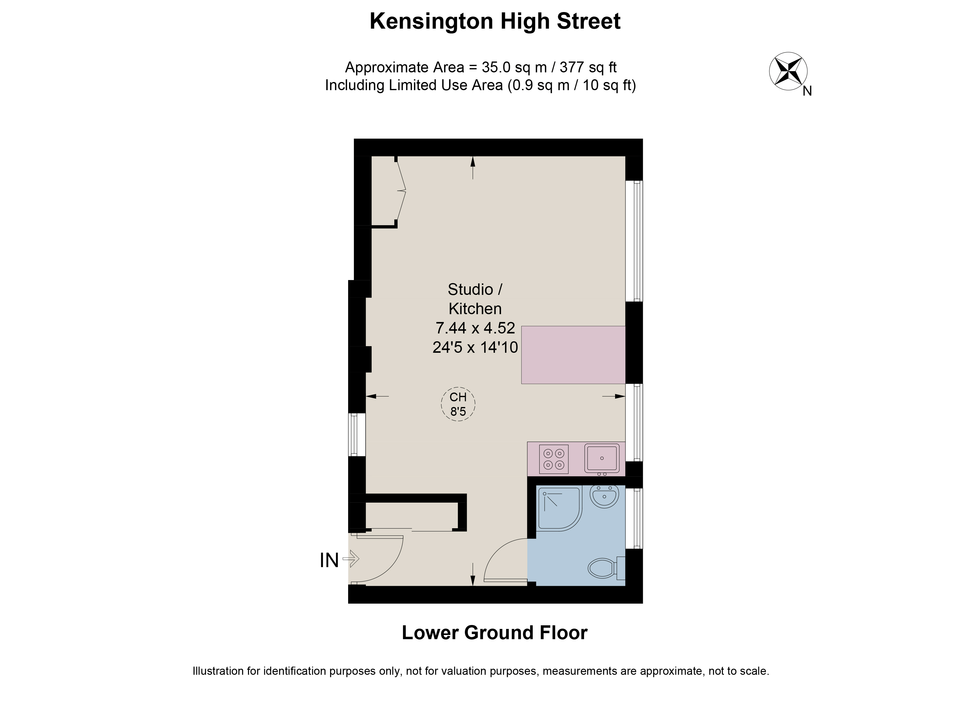 Flat 62,, Kenton Court, London floorplan