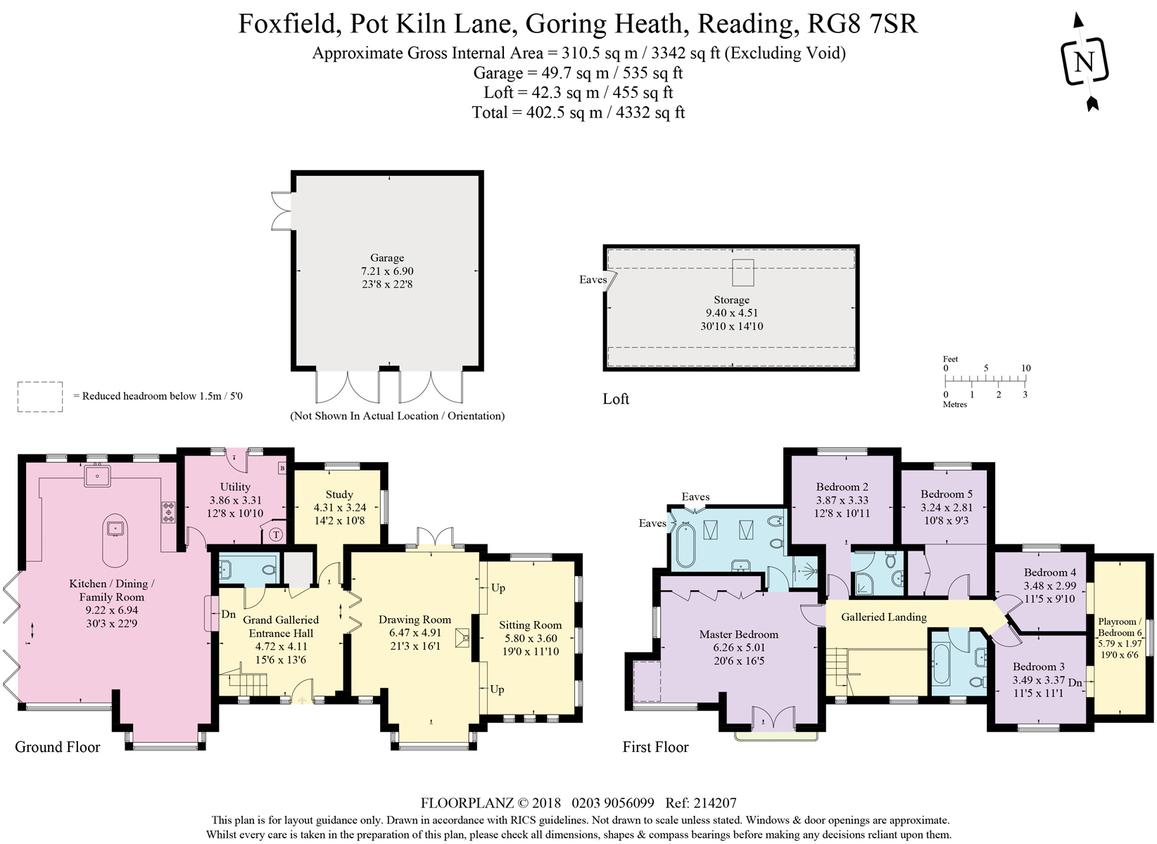 6 Bedrooms Detached house for sale in Foxfield, Goring Heath RG8