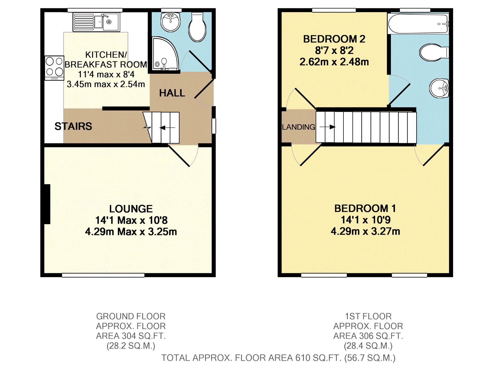25, Heddington Way, Leicester floorplan