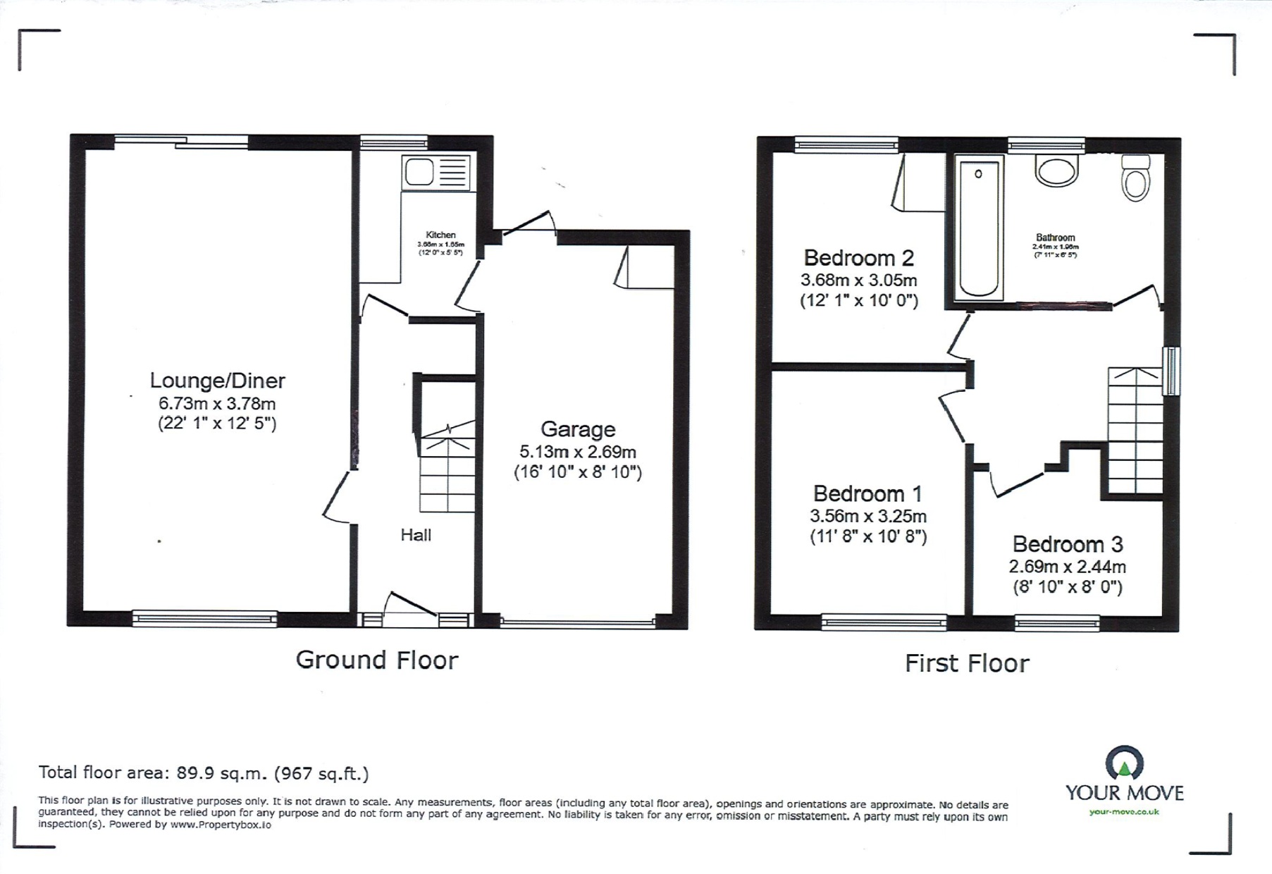 12, Viewlands Drive, Telford floorplan
