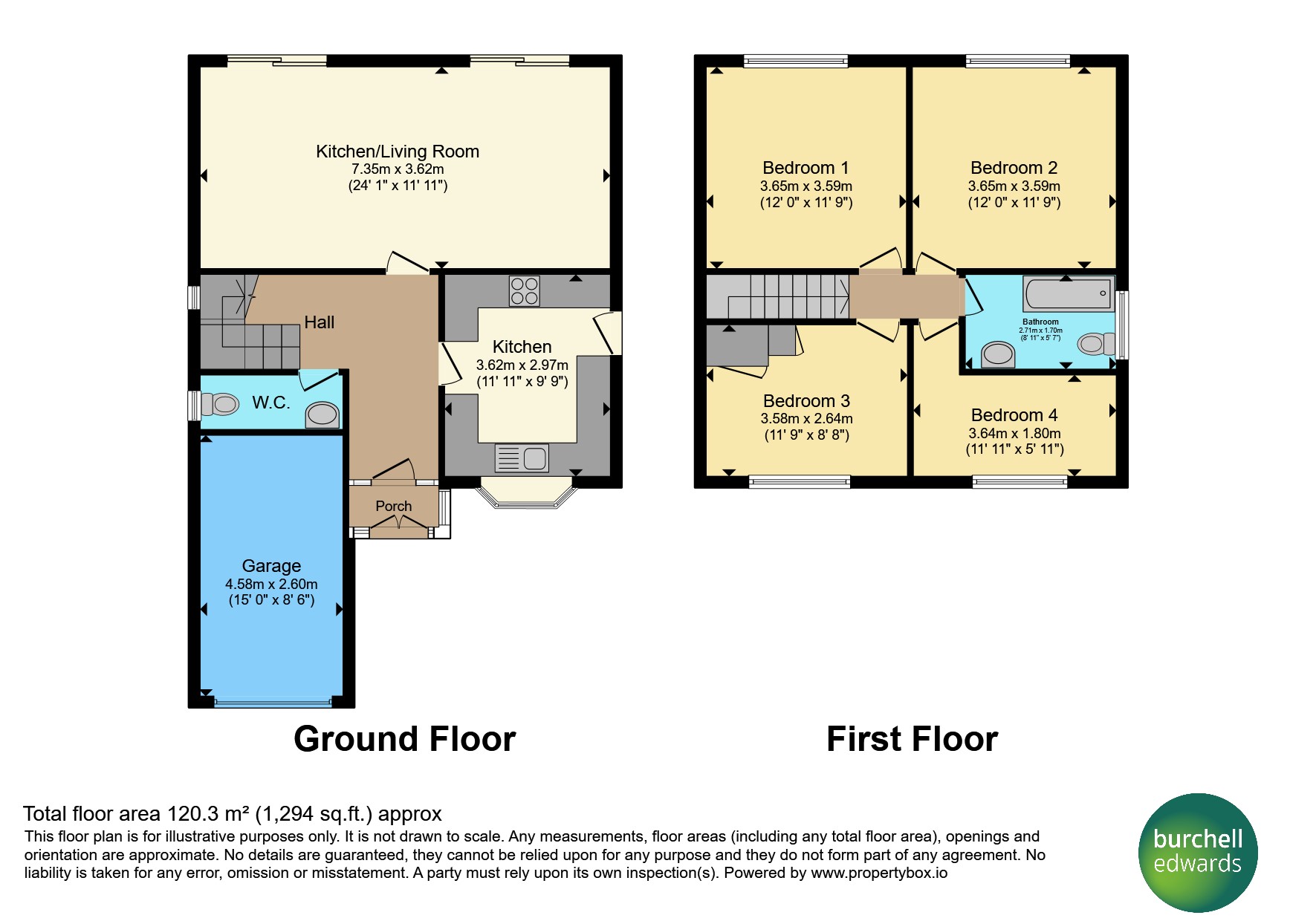 12, Weir Bank, BURTON-ON-TRENT floorplan