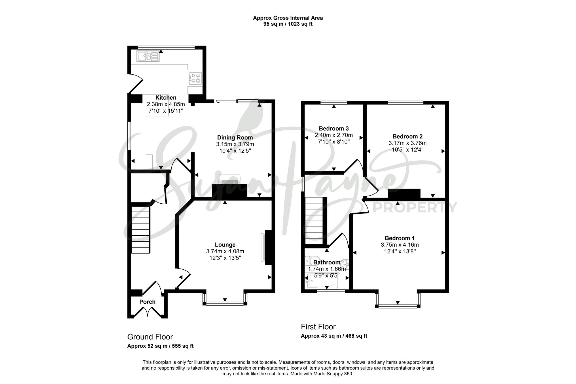 63, Whitepit Lane, Newport, PO30 floorplan