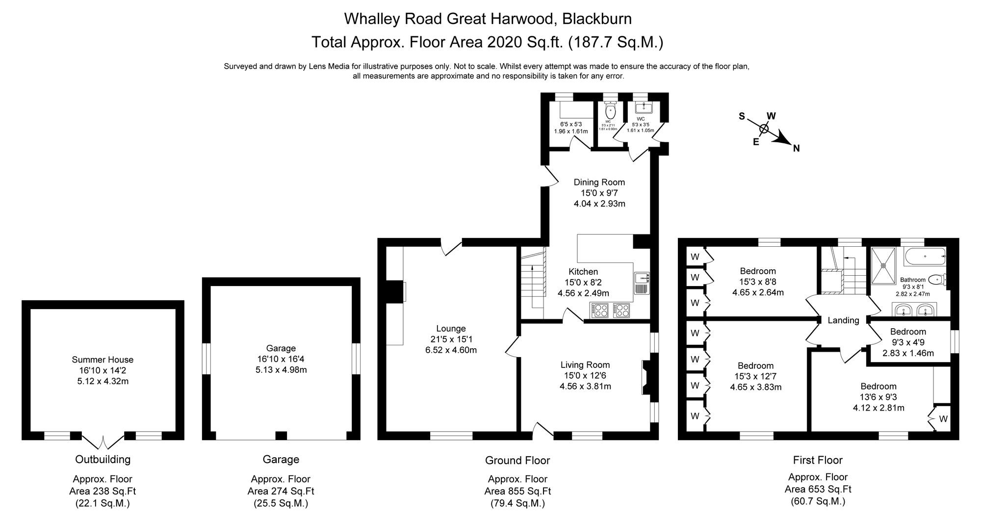 2-4 Riverside Cottage, Blackburn floorplan