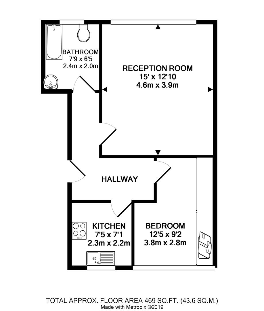 1 Bedrooms Flat to rent in Sheen Court, Richmond TW10