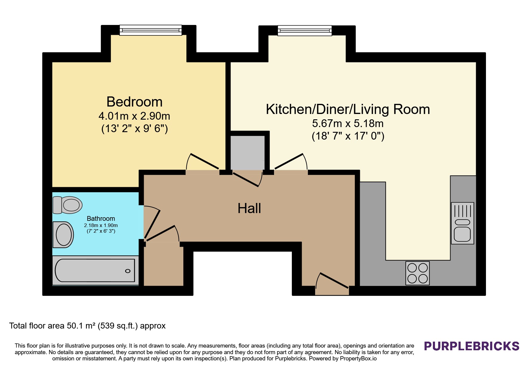 Flat 28/Lomond House, 203 Chargeable Lane, London floorplan