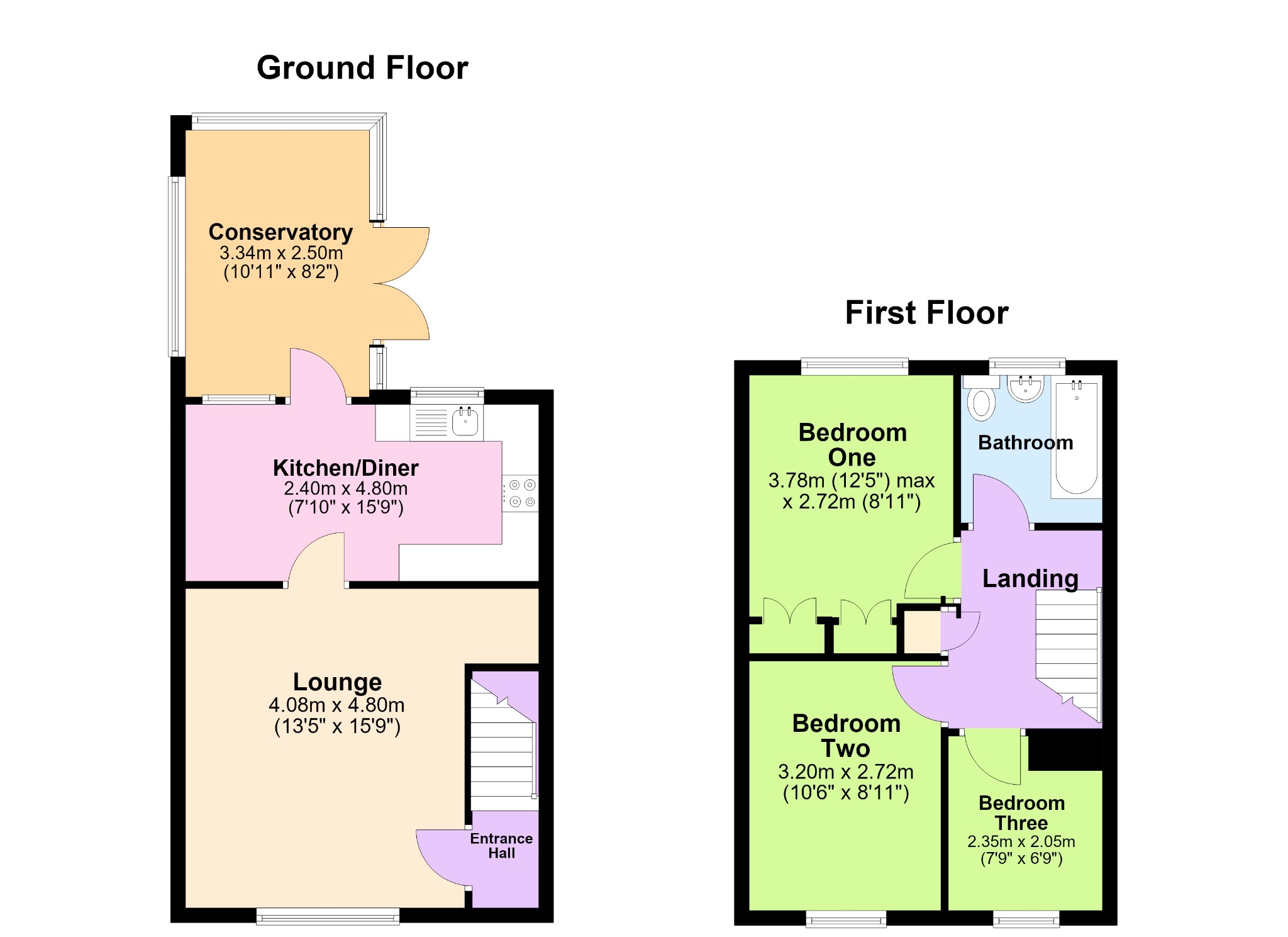 Exeter Close, Daventry floorplan