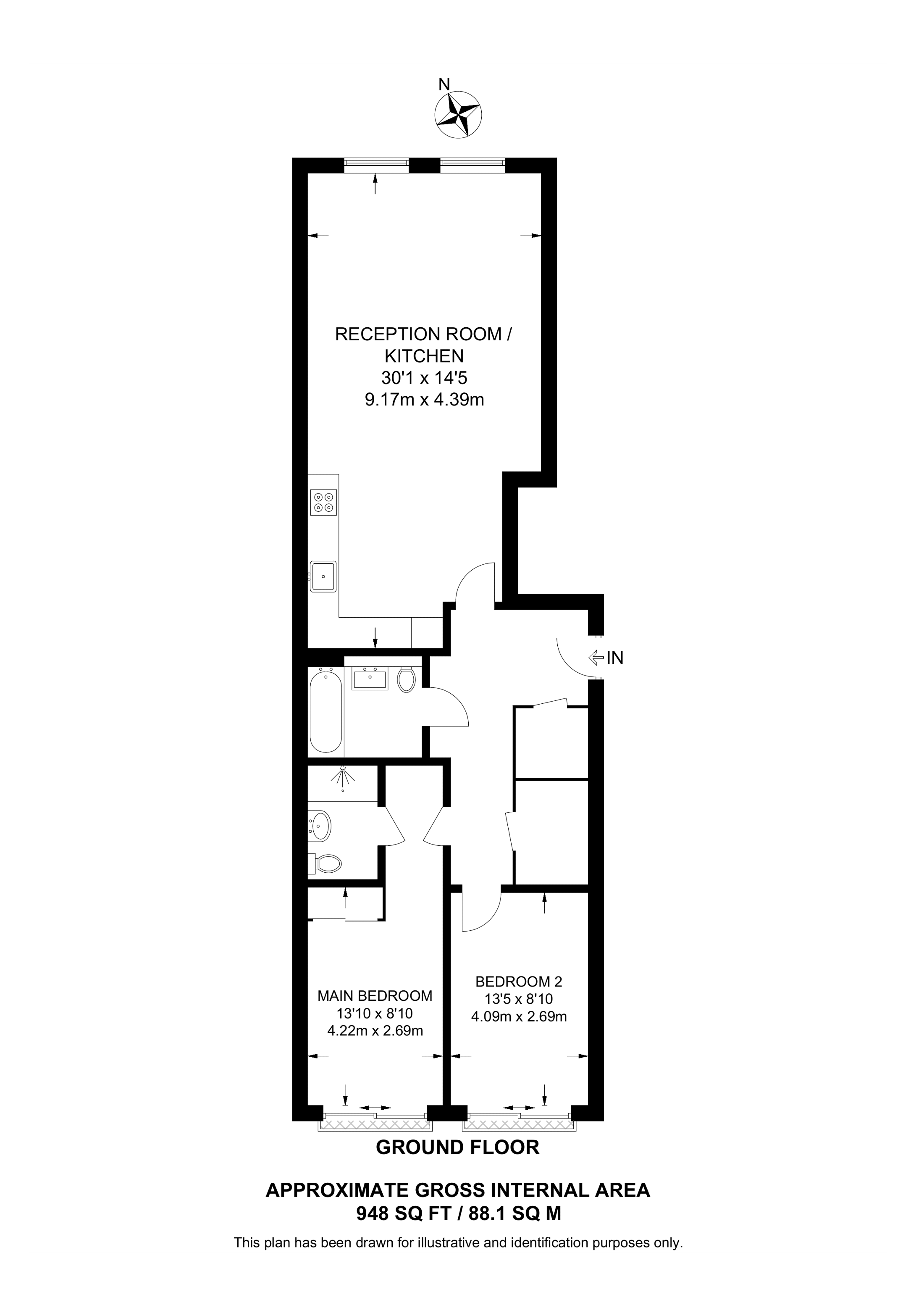 Blackthorn Avenue, Islington floorplan