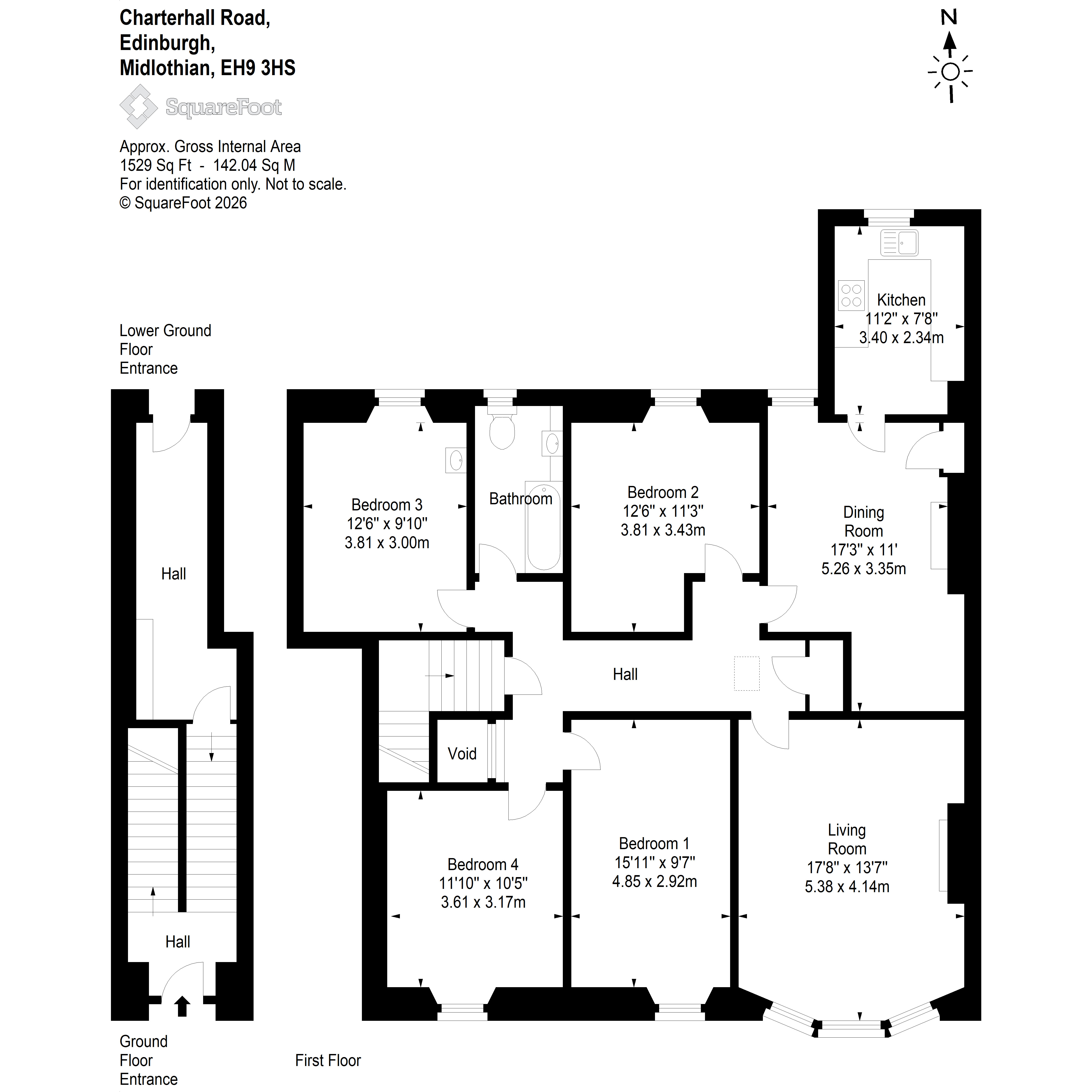 17, Charterhall Road, Edinburgh floorplan