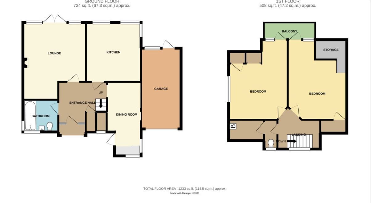170, Marldon Road, Paignton floorplan