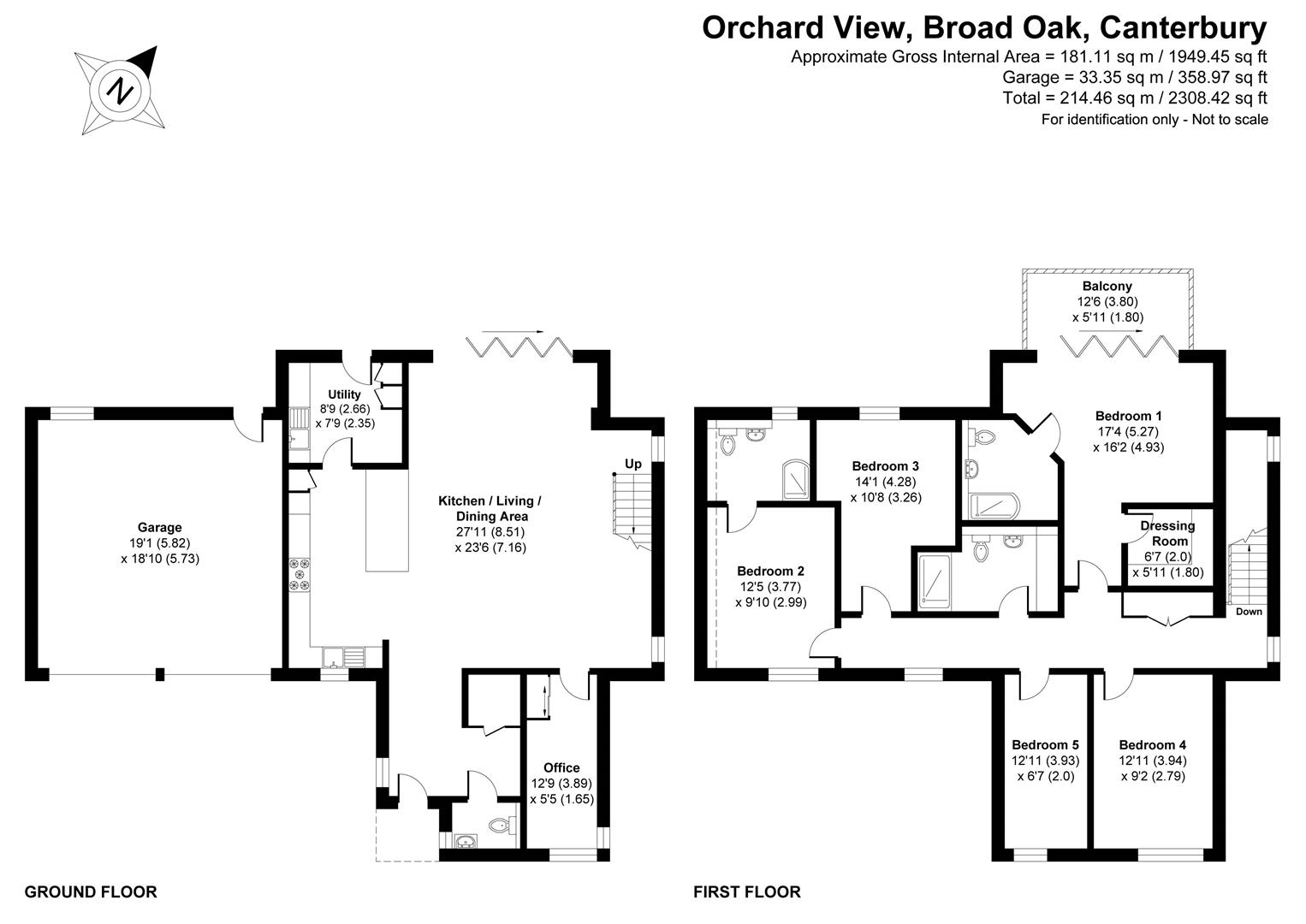 7, Orchard View, Canterbury floorplan
