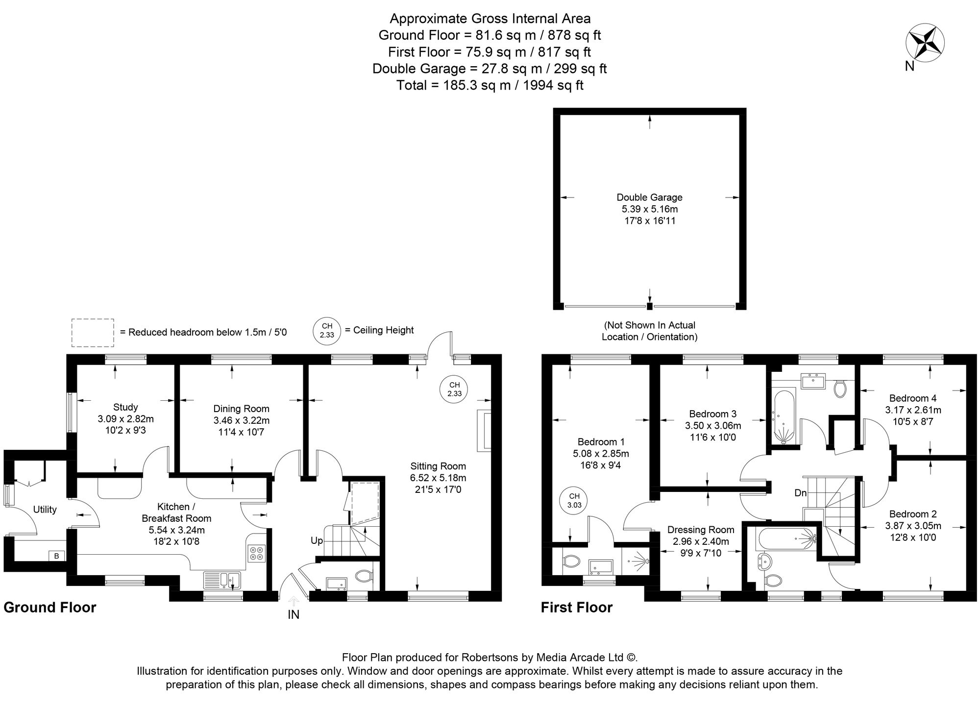 6 Sedgmoor Close, High Wycombe floorplan