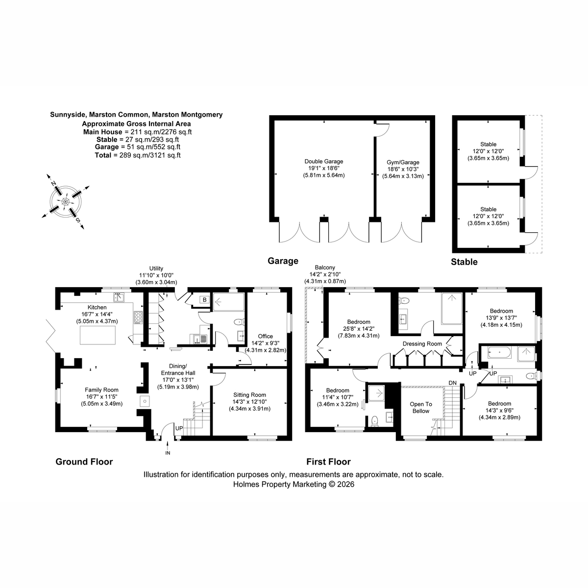 Sunnyside, Marston Common, Marston Montgomery floorplan
