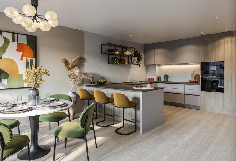 Kitchen And Dining Area