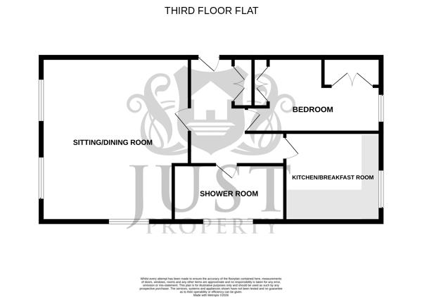 62 The Sackville, De La Warr Parade, Bexhill-On-Sea floorplan