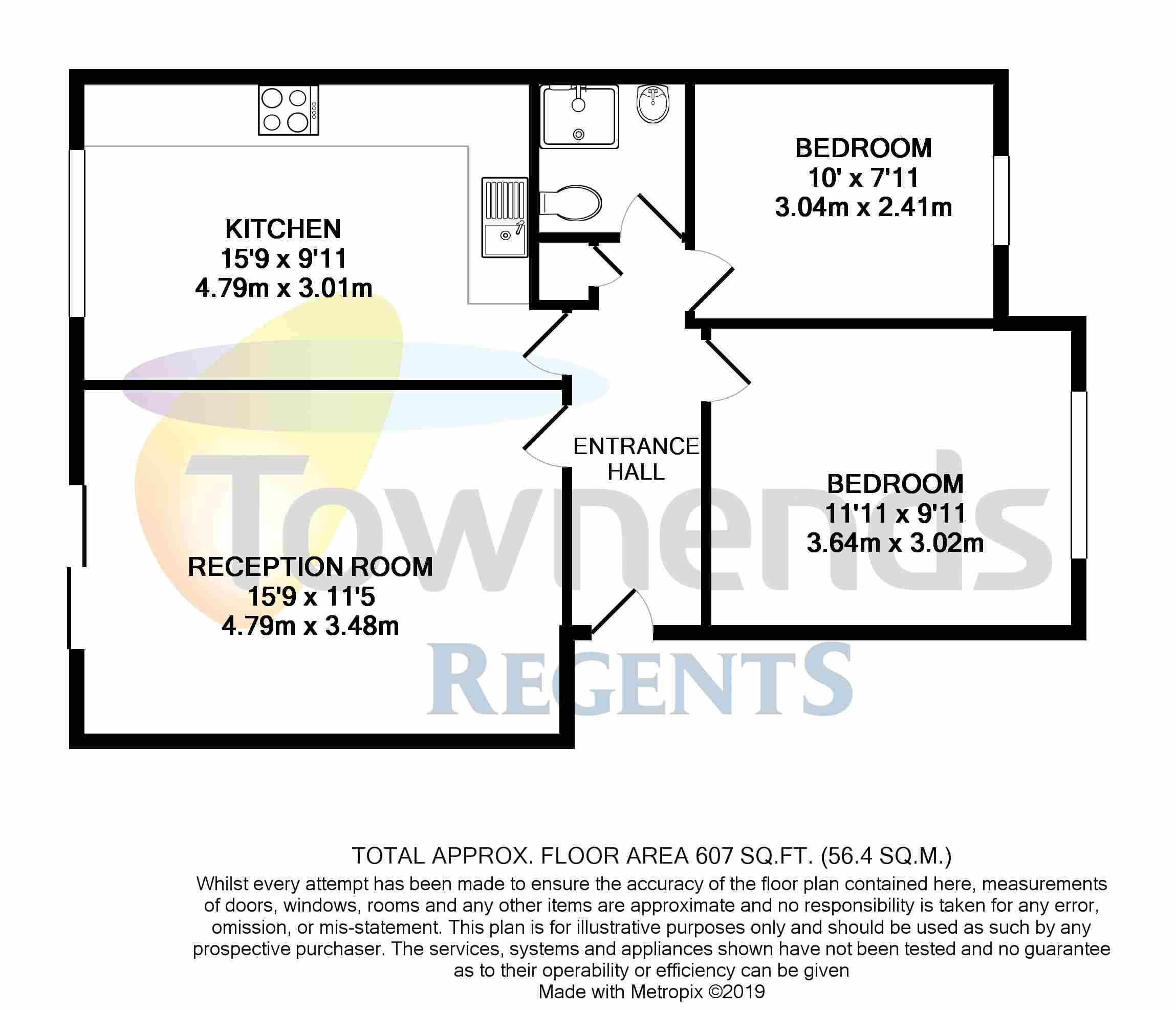 2 Bedrooms Flat for sale in Hawthorne Court, Hawthorne Way, Stanwell TW19