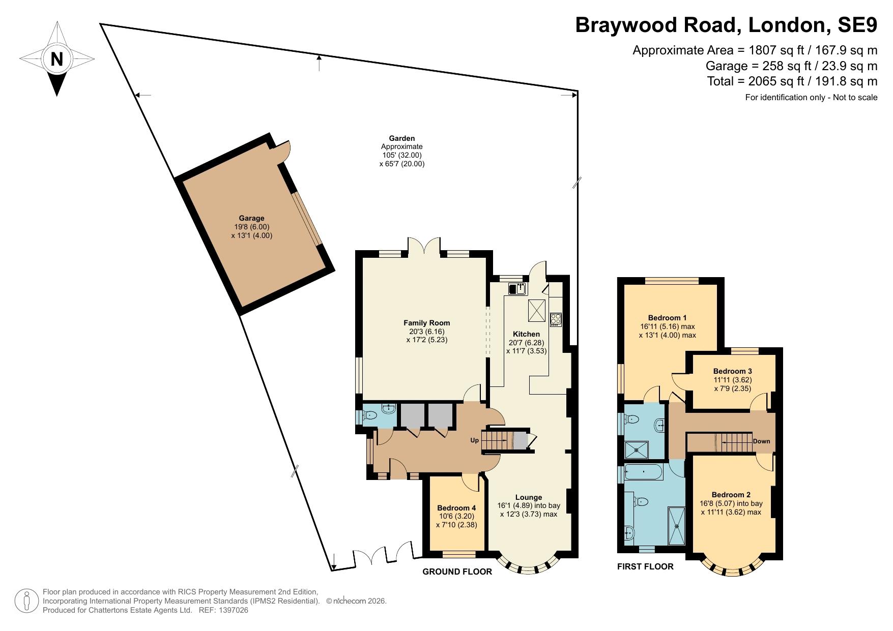 32, Braywood Road, London floorplan
