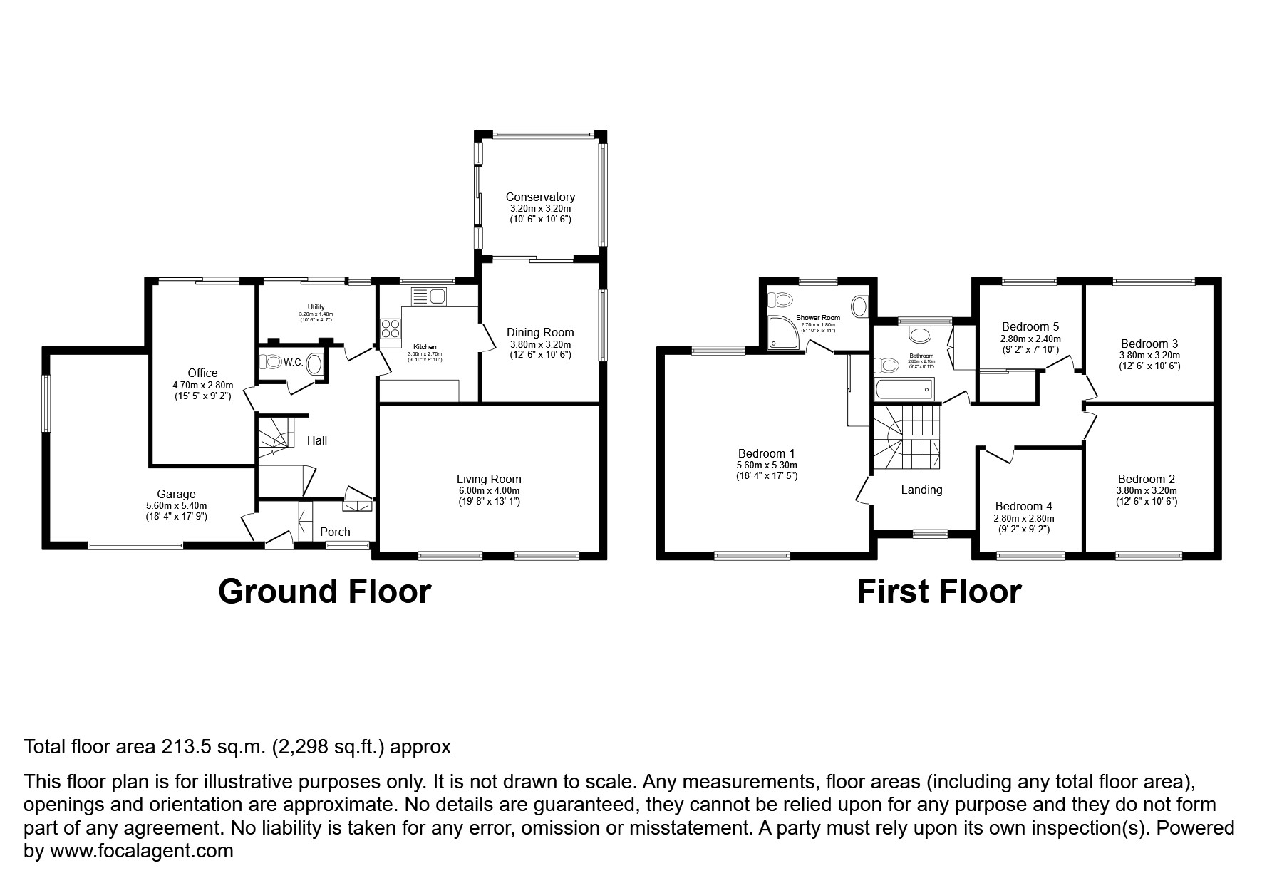 7, Tower Close, Berkhamsted floorplan