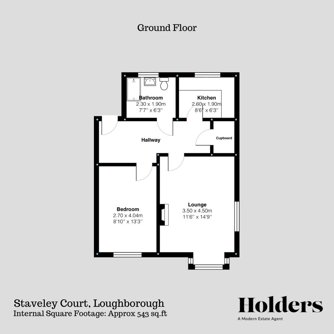 27, Staveley Court, Loughborough floorplan