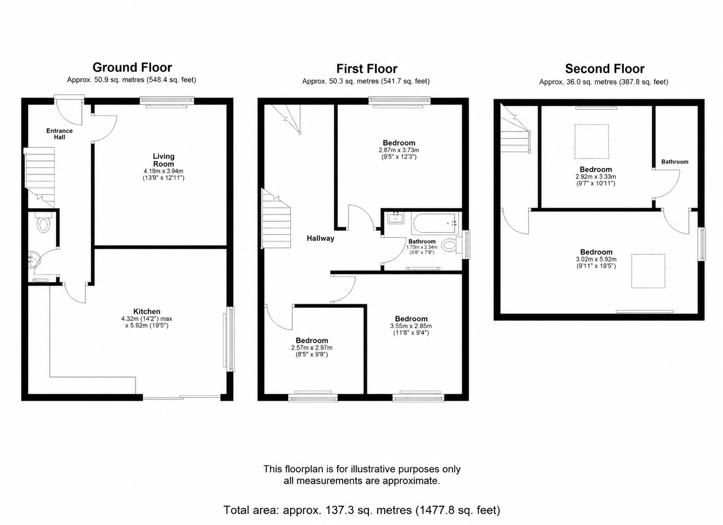 The Moorfield, 61 Bradford Road, Bradford floorplan