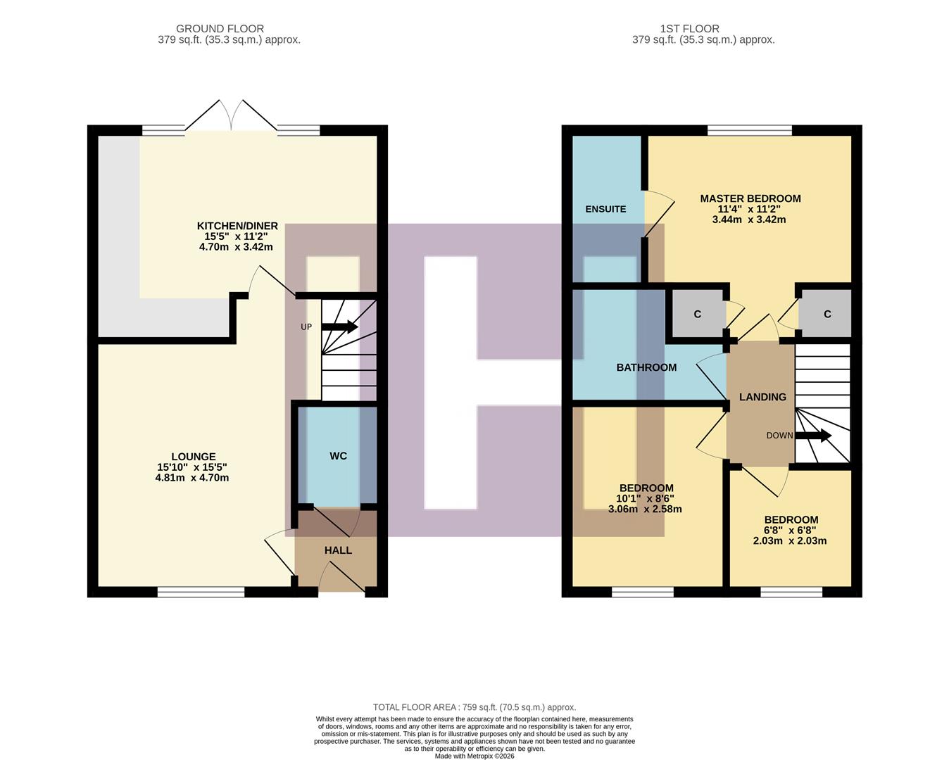 Columba Road, Stockton floorplan