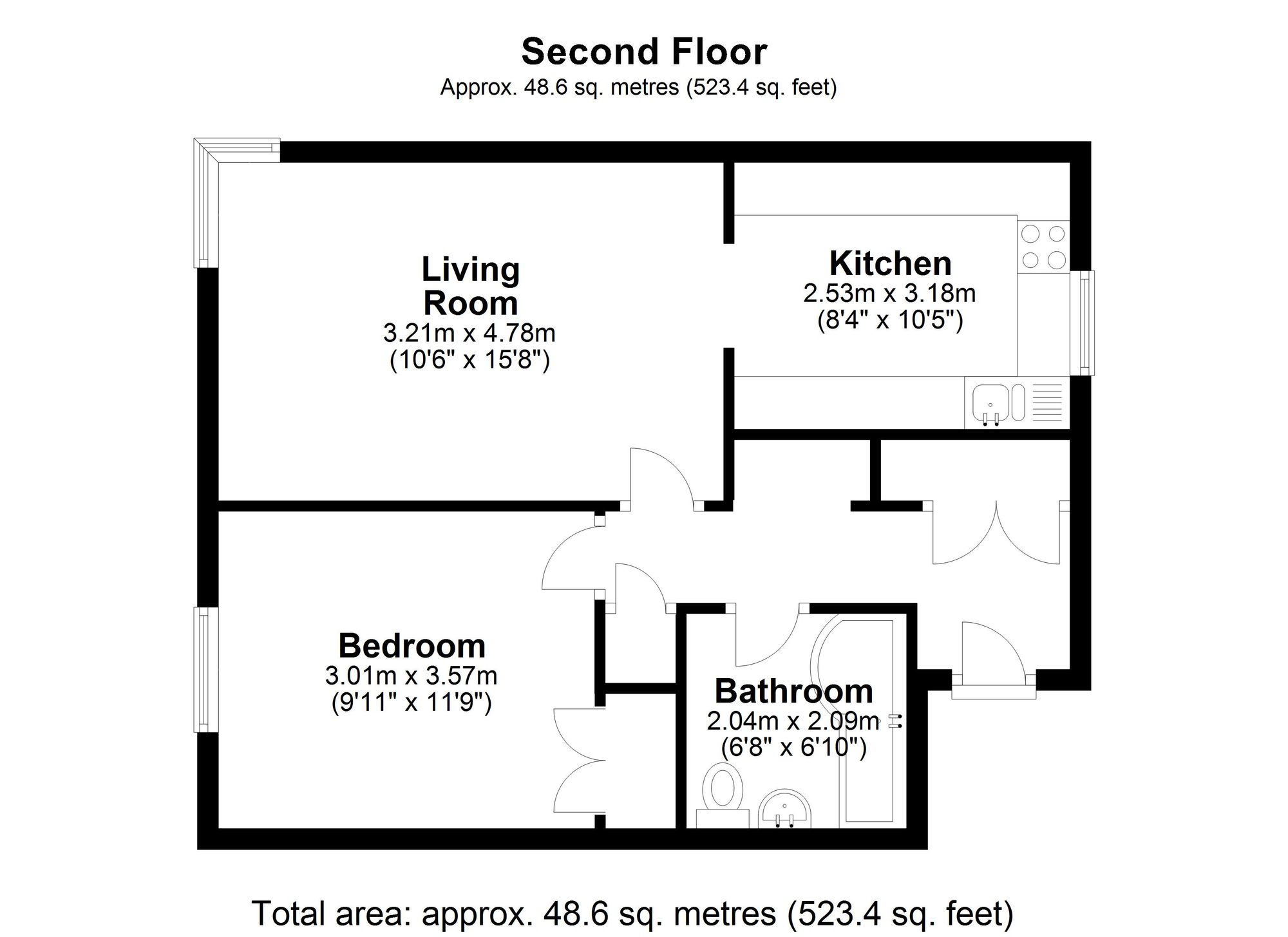 16 Gresley Lodge Old North Road, Royston floorplan