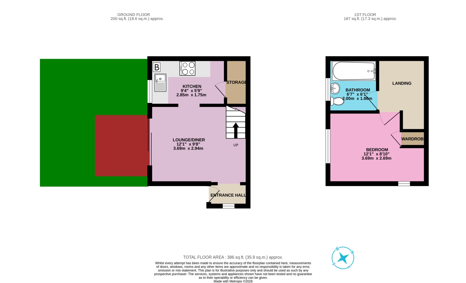 2, School Mead, Cheltenham floorplan