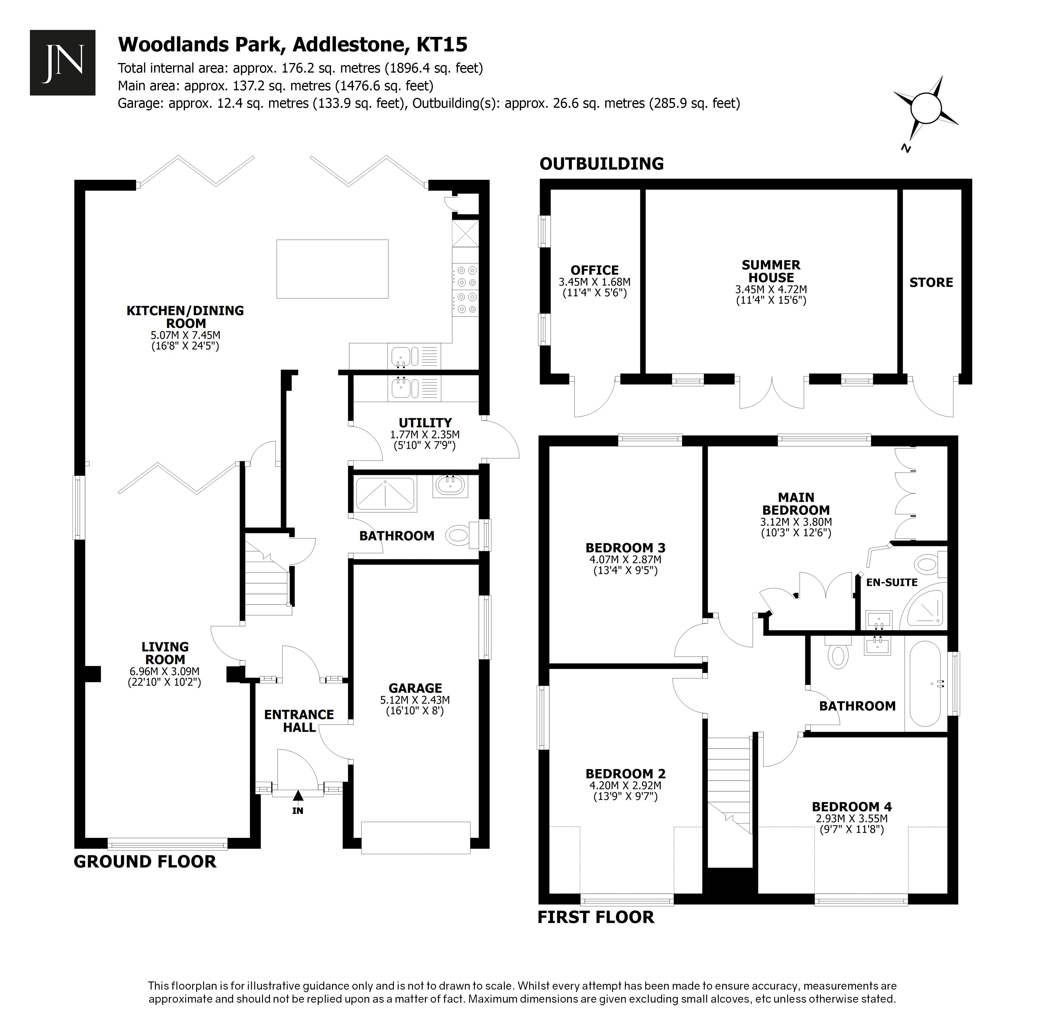 9, Woodlands Park, Addlestone floorplan