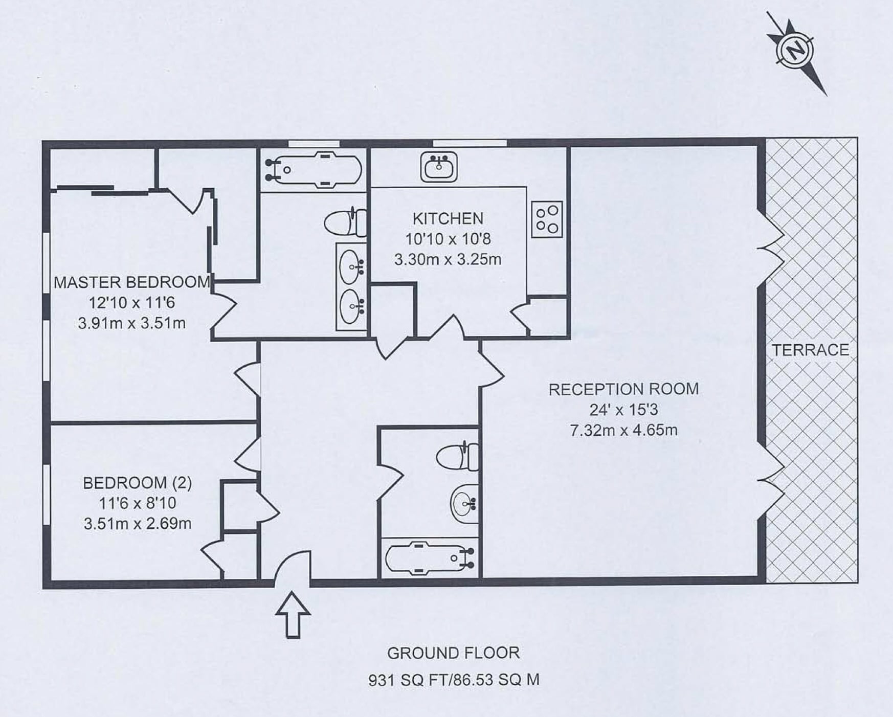 Flat 5 Ivor Court, 2 Chalgrove Gardens, London floorplan