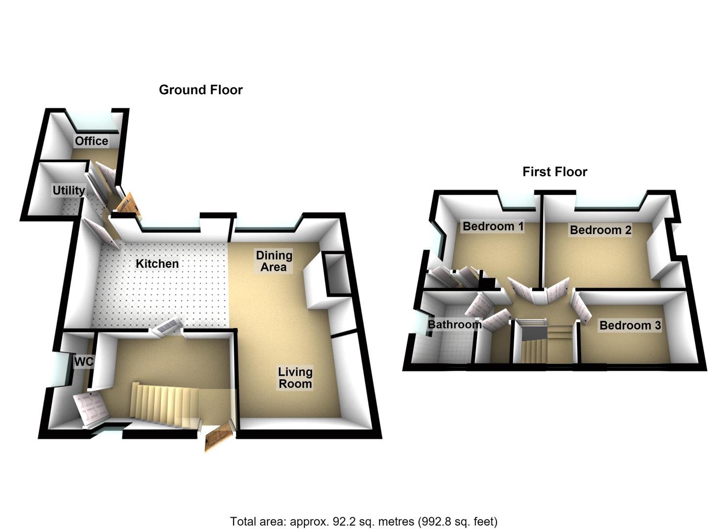62, Roker Avenue, Whitley Bay floorplan