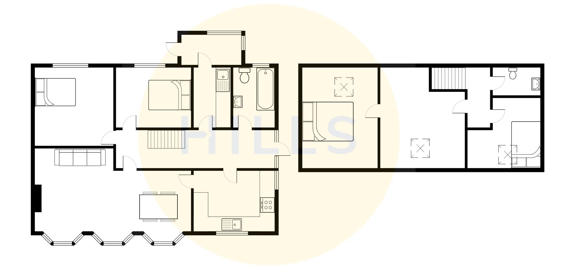 10 Victoria Road, Salford floorplan