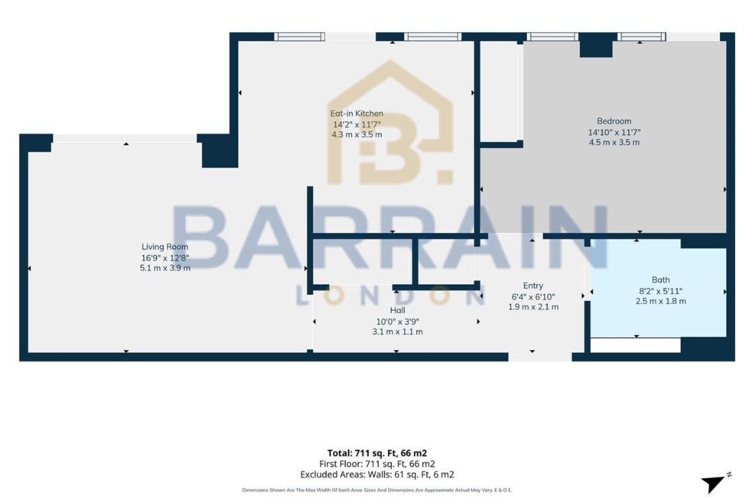 Flat 7, 27 Mahindra Way, London floorplan