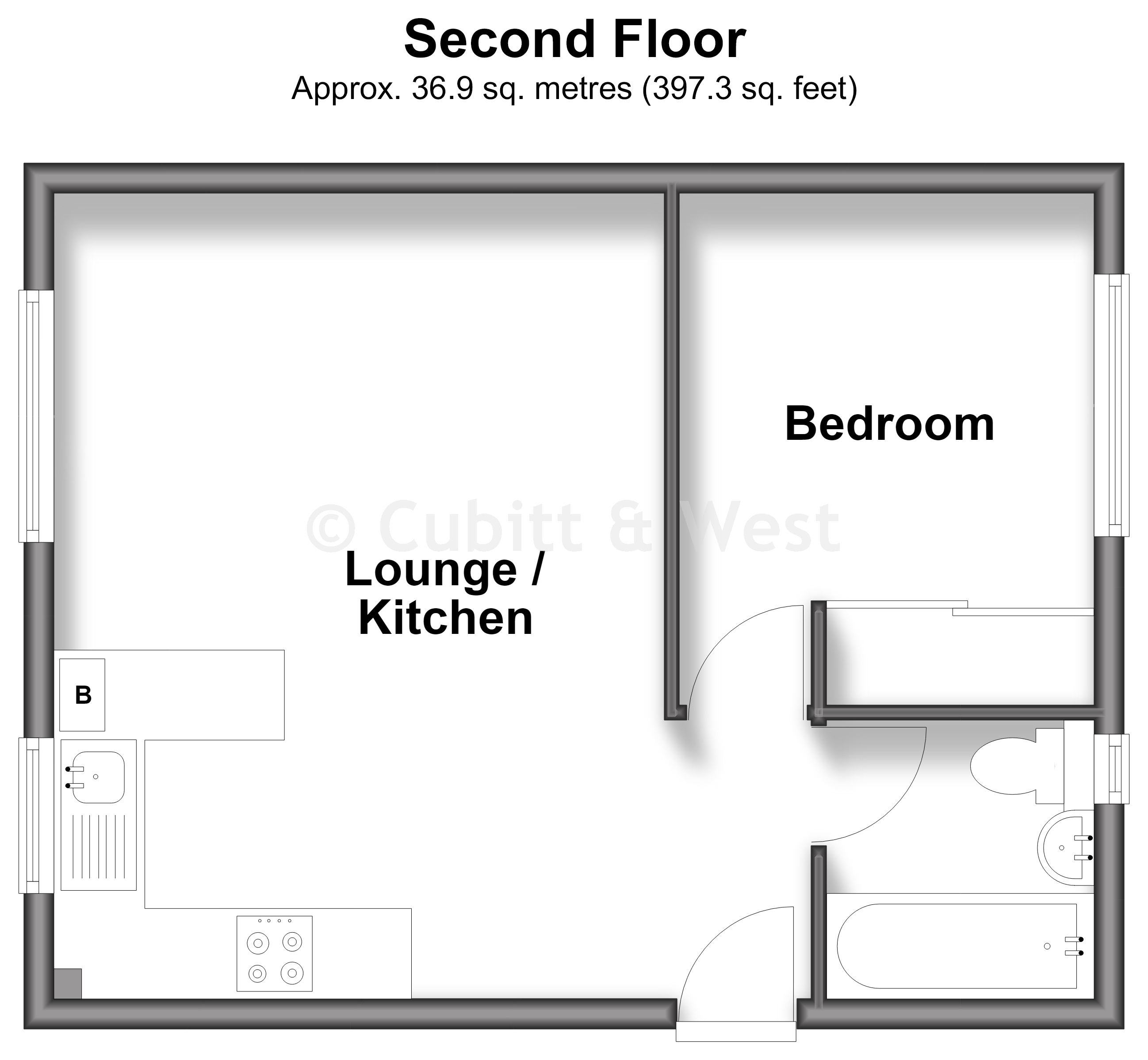 37, Marigold Way, Croydon floorplan