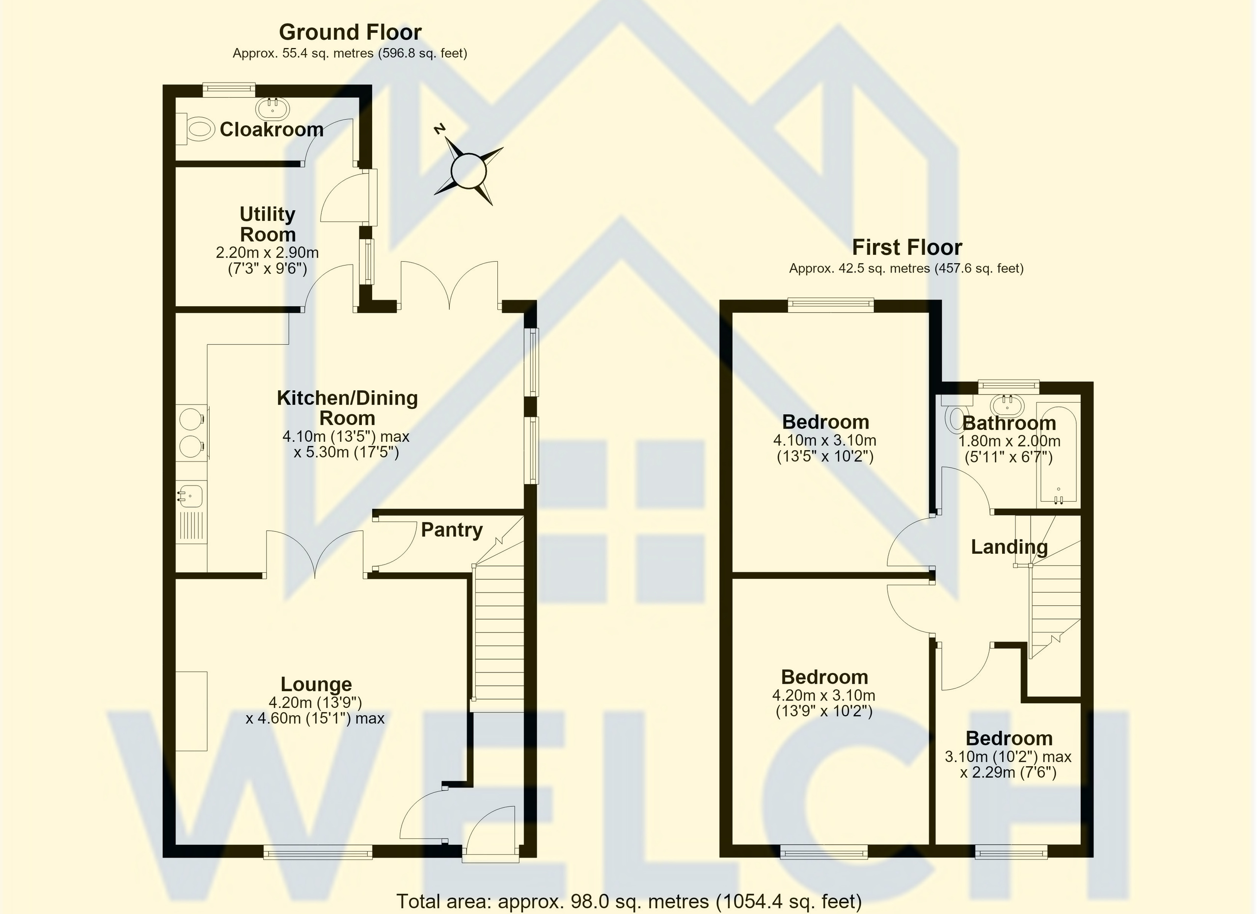 2, The Elms, Weston, Shrewsbury, Shropshire floorplan