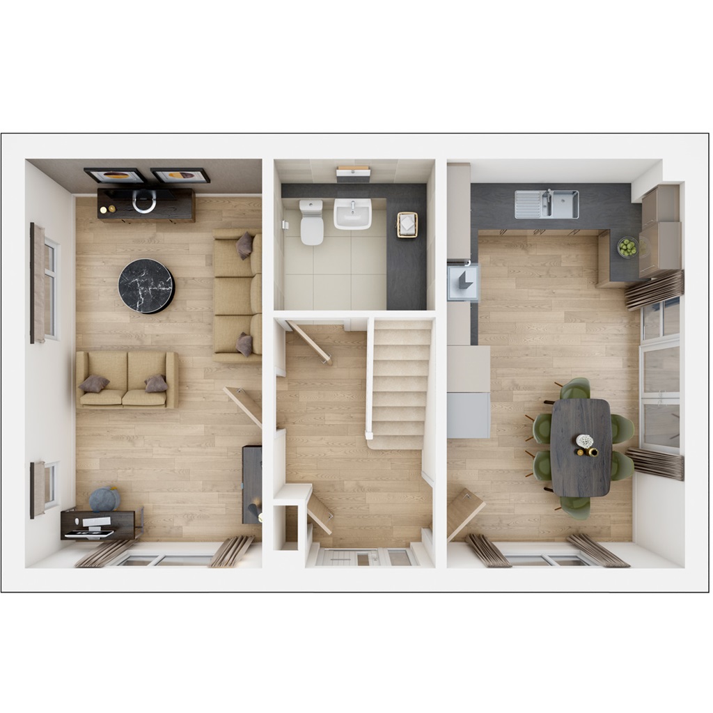 The Aynesdale - Plot 295, Netherton Grange, St Mary's Grove, Nailsea floorplan