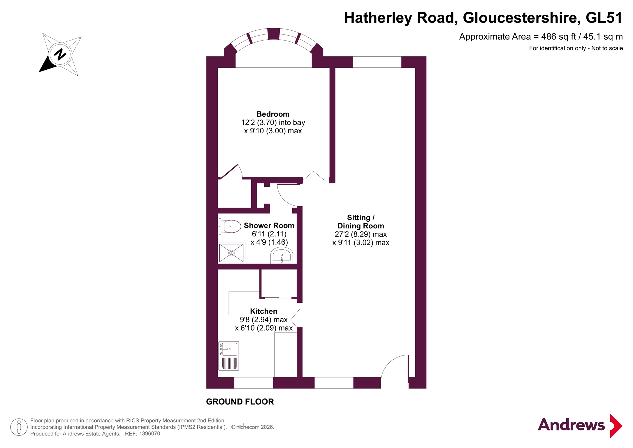 19 Hatherley Hall,, Hatherley Road, Gloucestershire floorplan