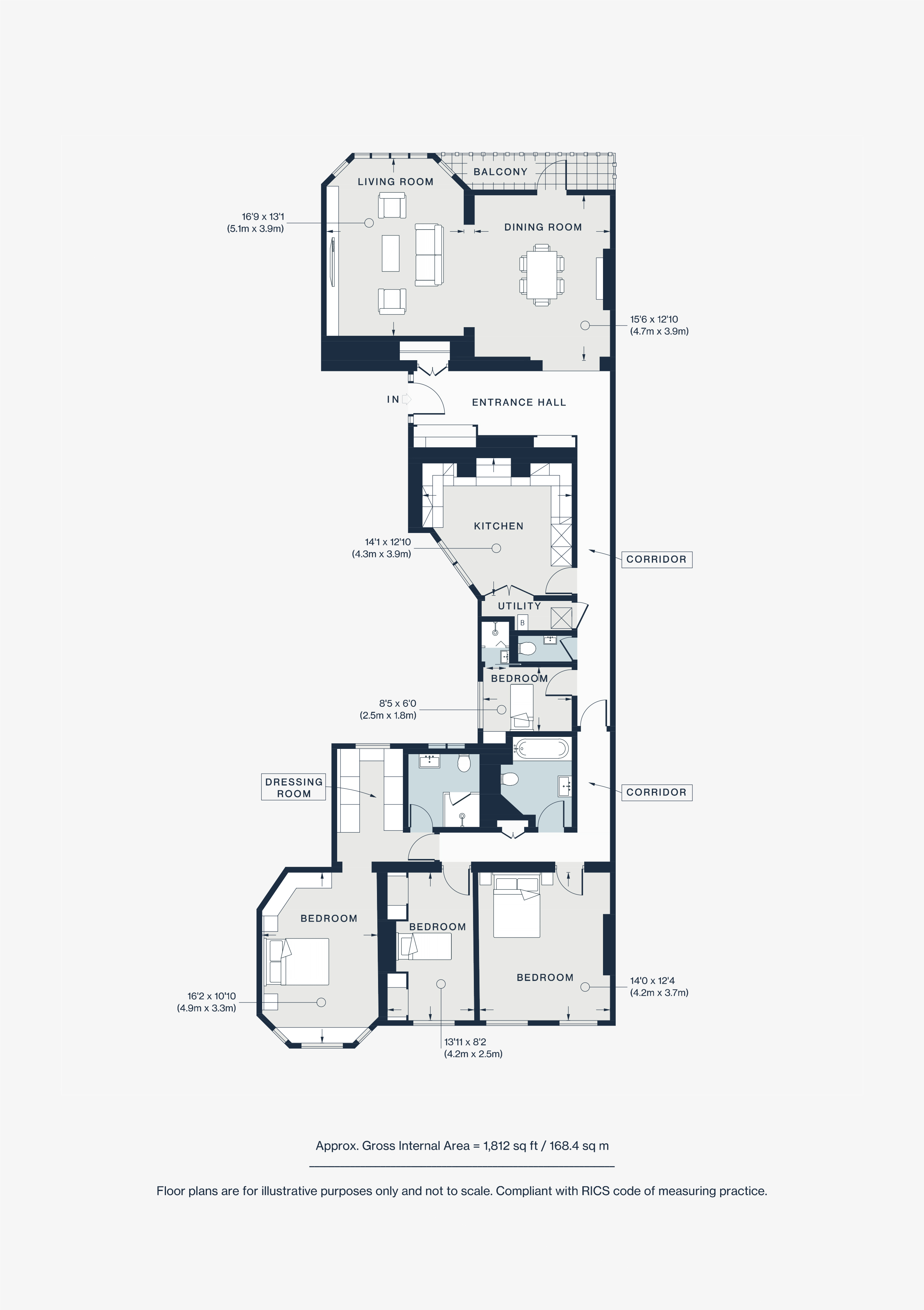 Holland Park Gardens, London floorplan