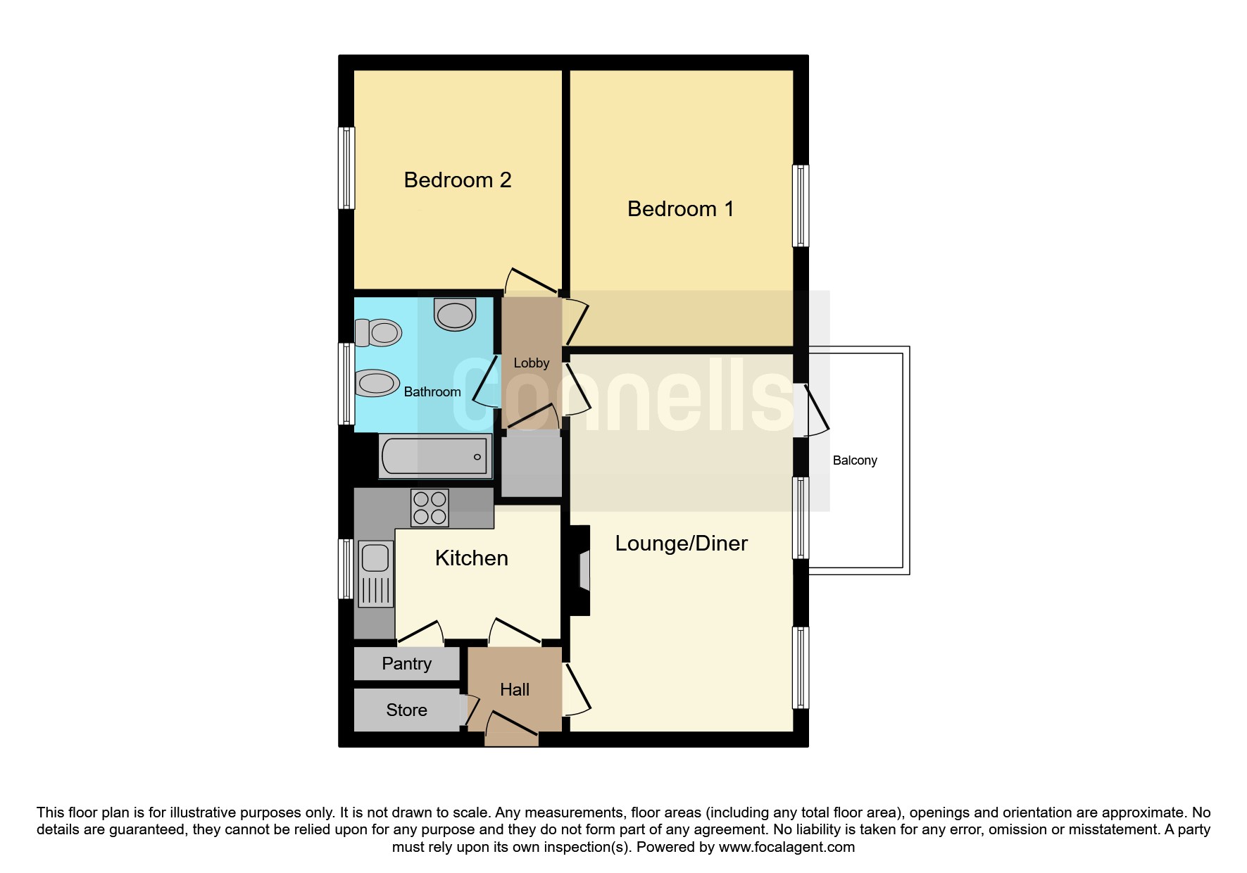 126g, King Street, Plymouth floorplan