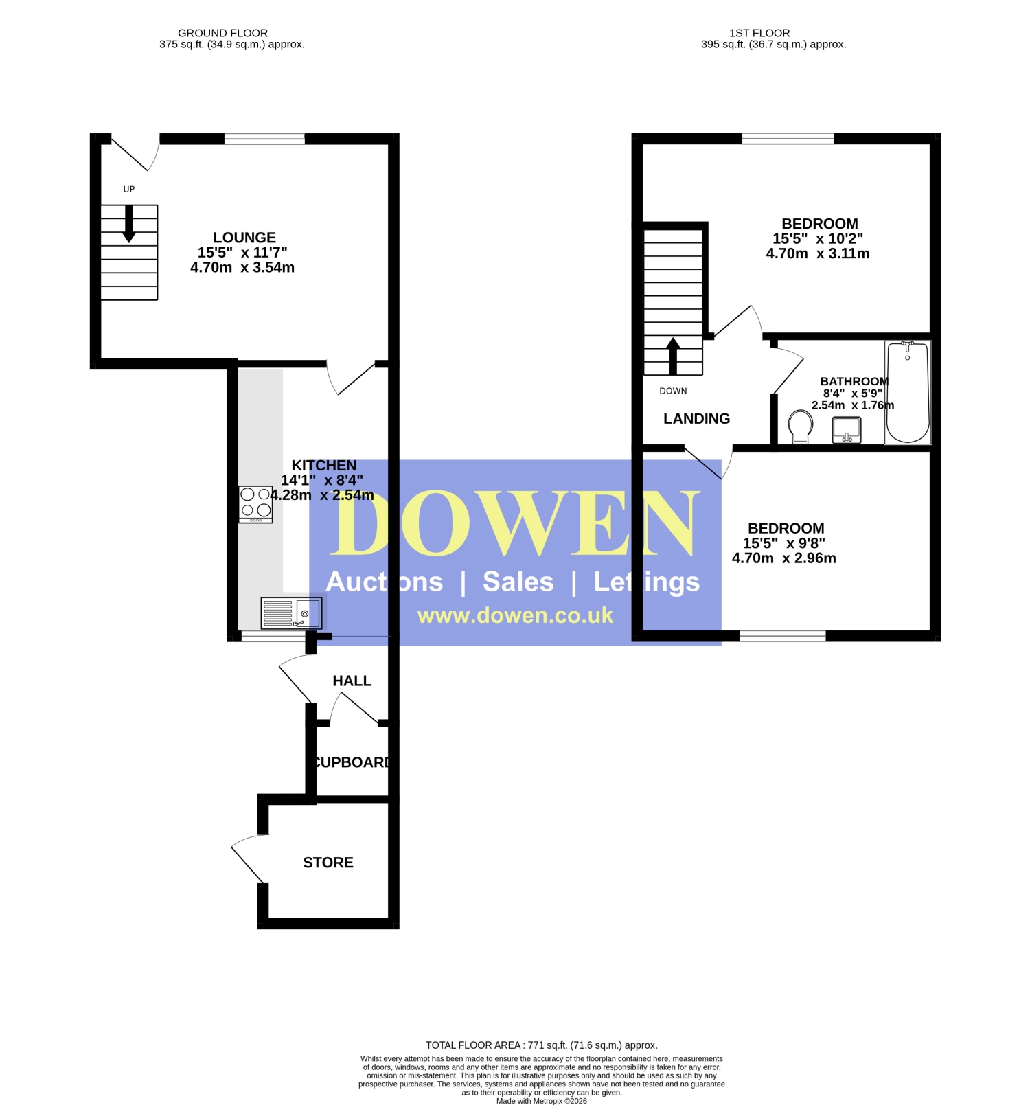 2, Front Street, Durham floorplan