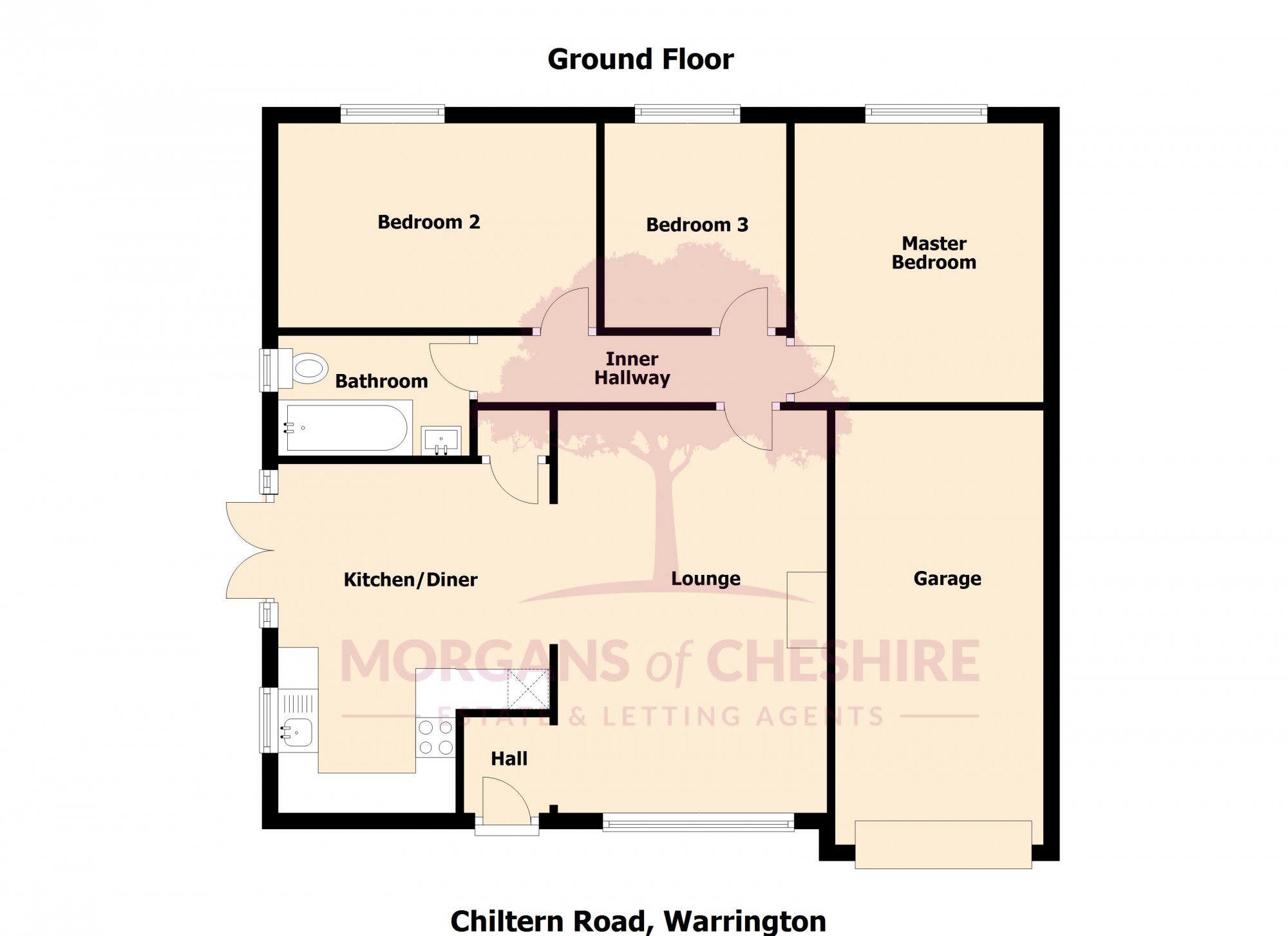 3 Bedrooms Bungalow for sale in Chiltern Road, Culcheth WA3