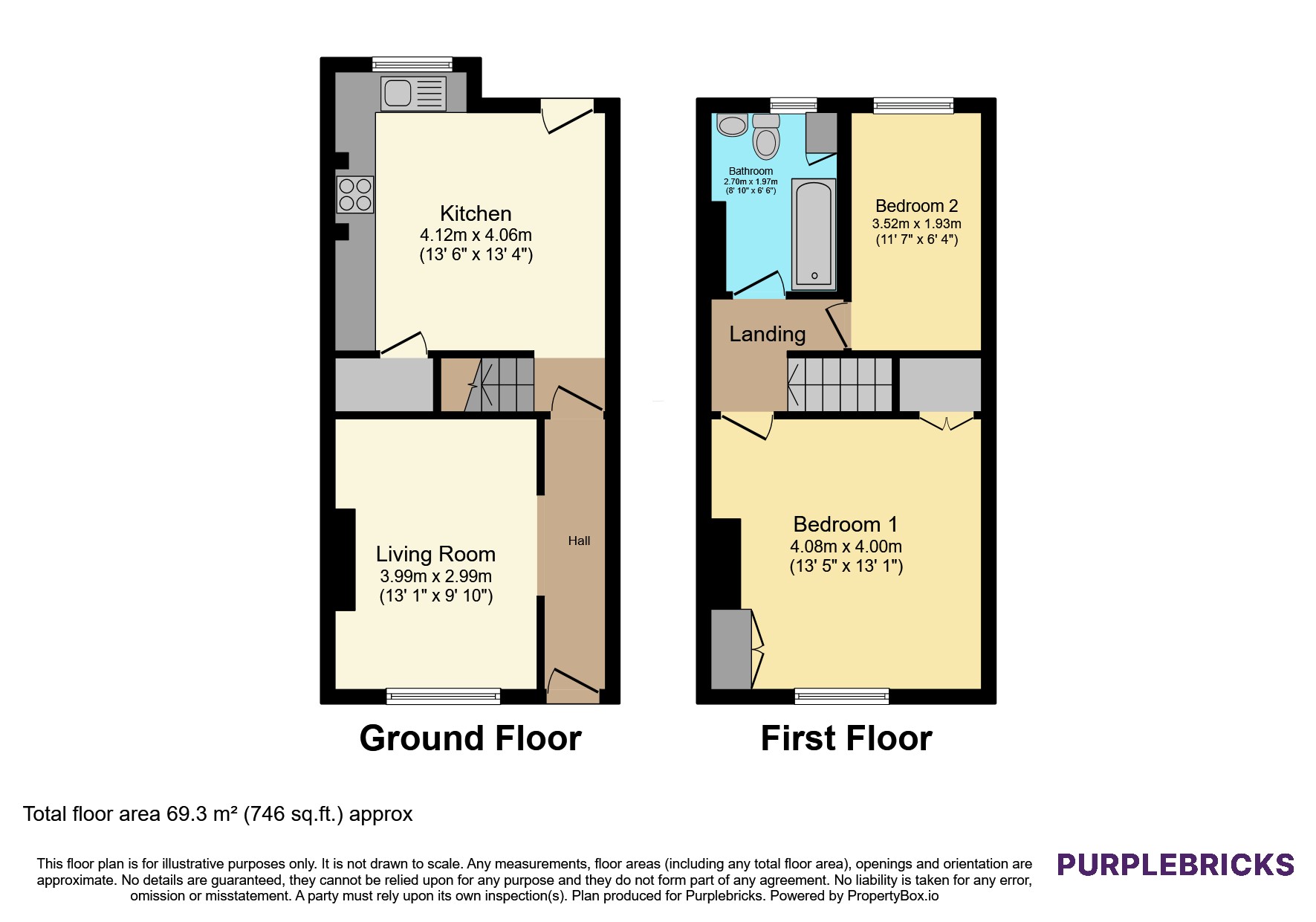45, Mills Hill Road, Manchester floorplan