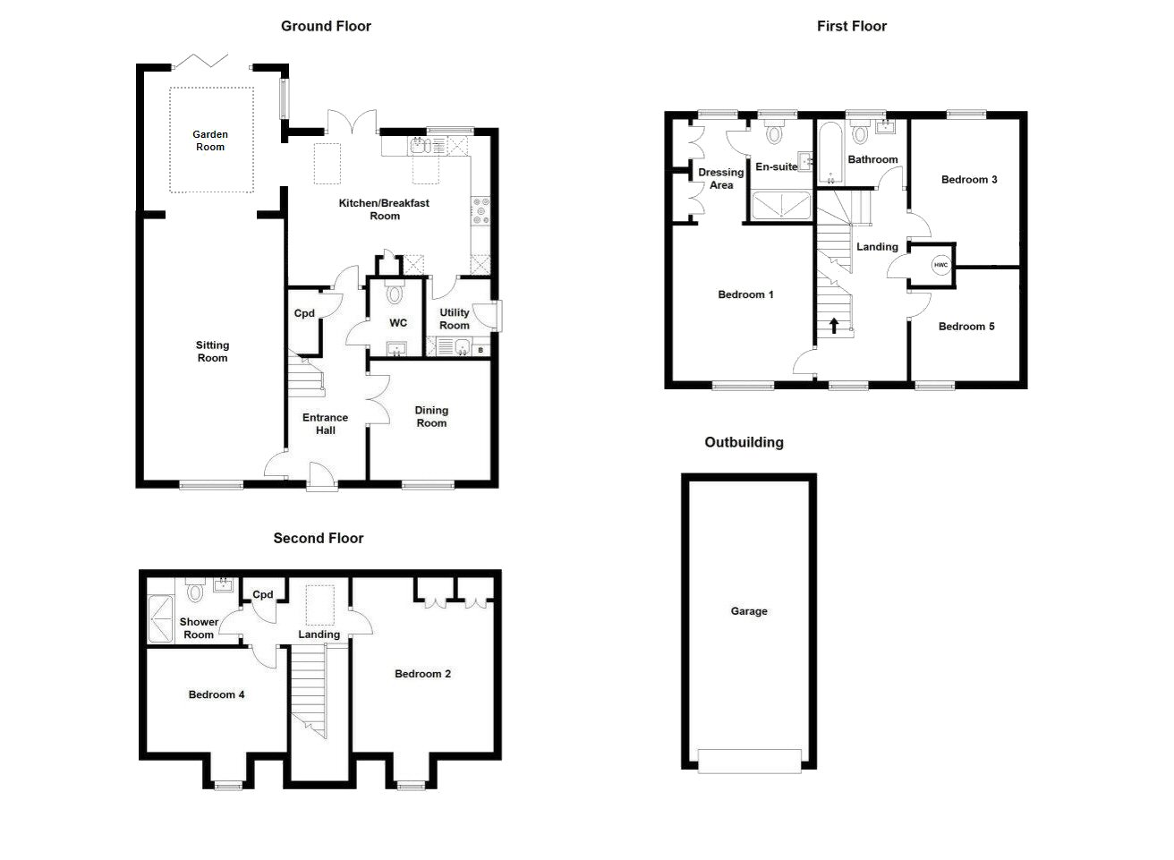 5 Bedrooms Detached house for sale in Allard Way, Saffron Walden CB11