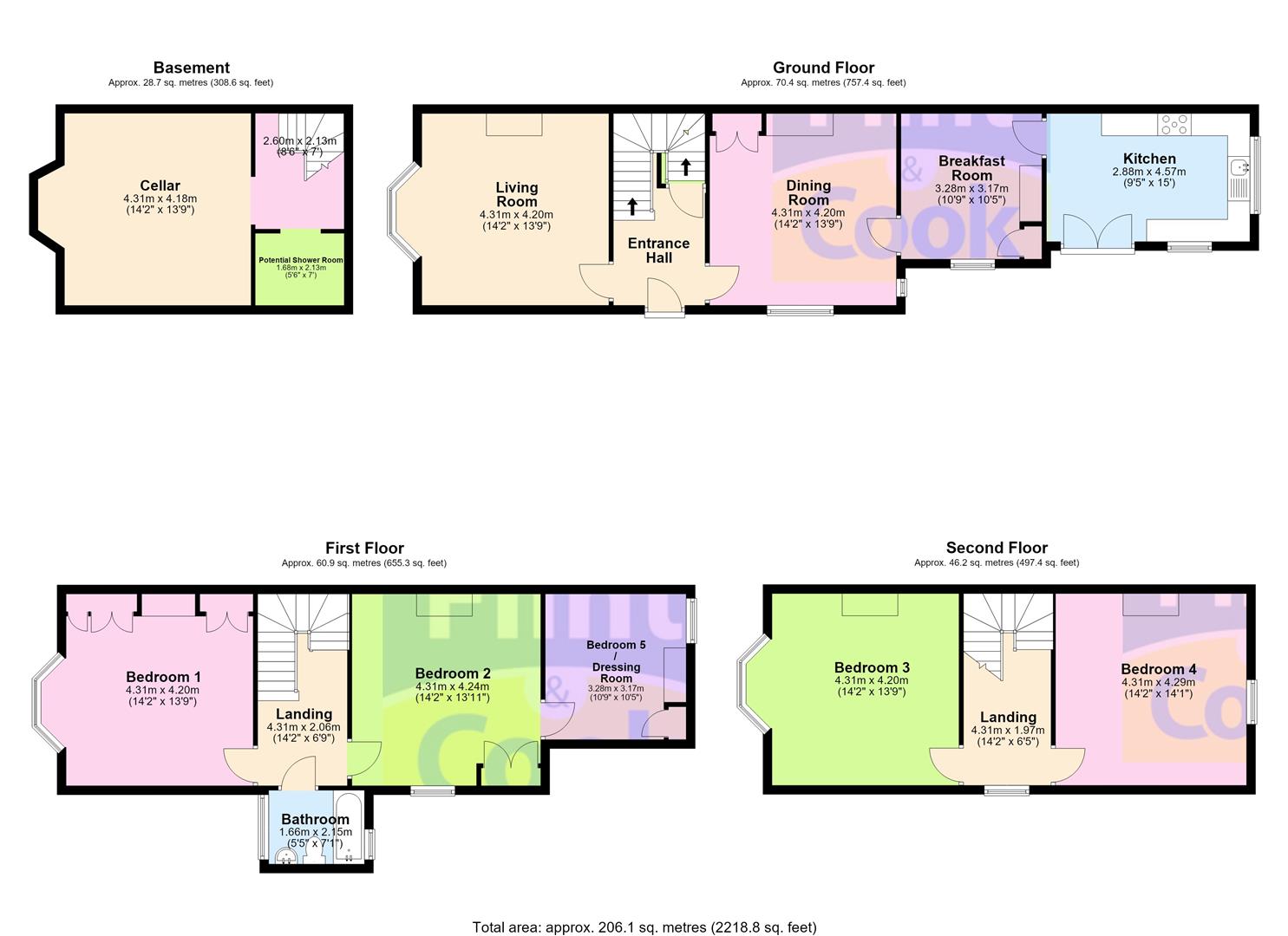 92, Ryelands Street, Hereford floorplan