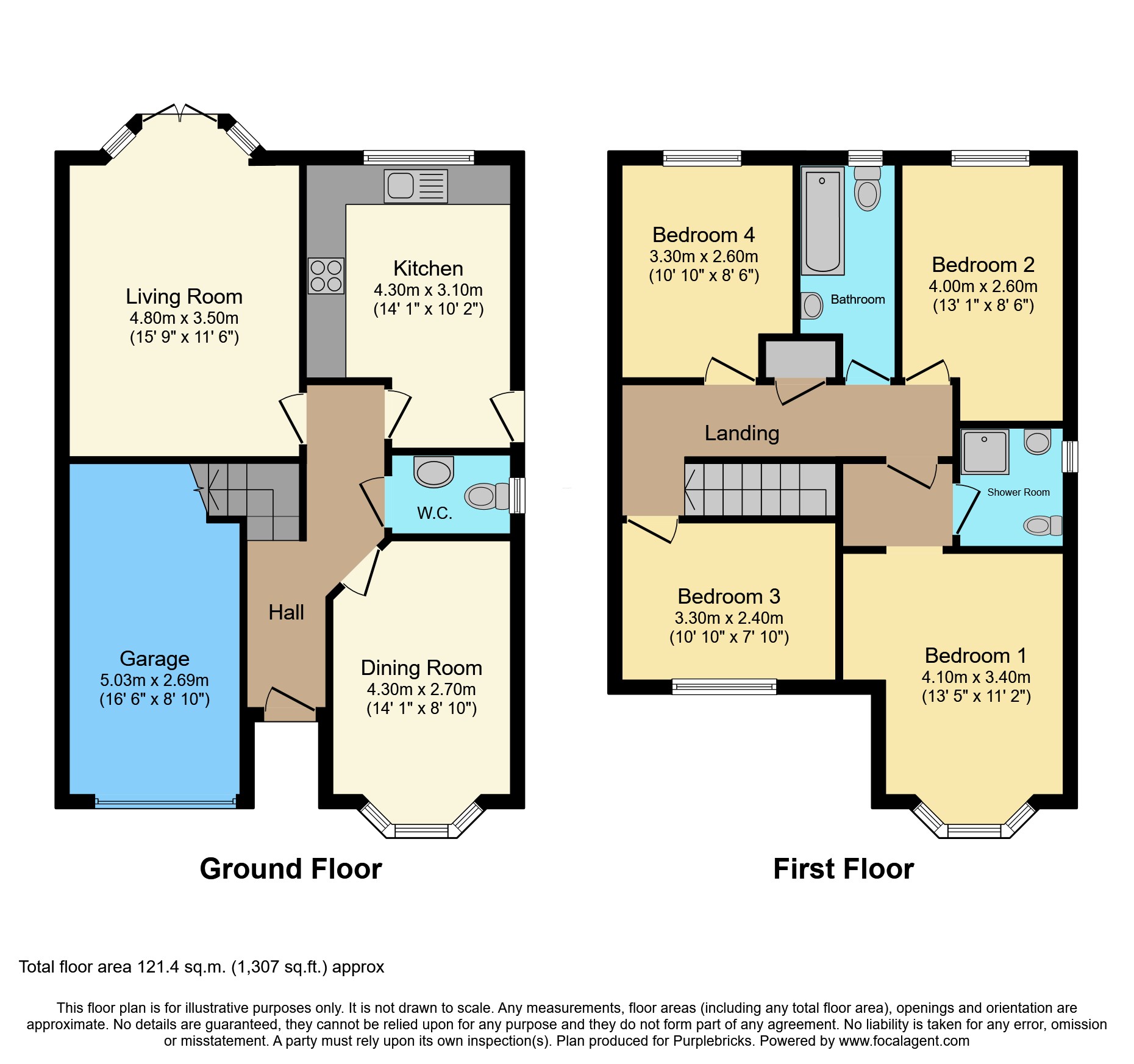 5, Allonby Close, Wigan floorplan
